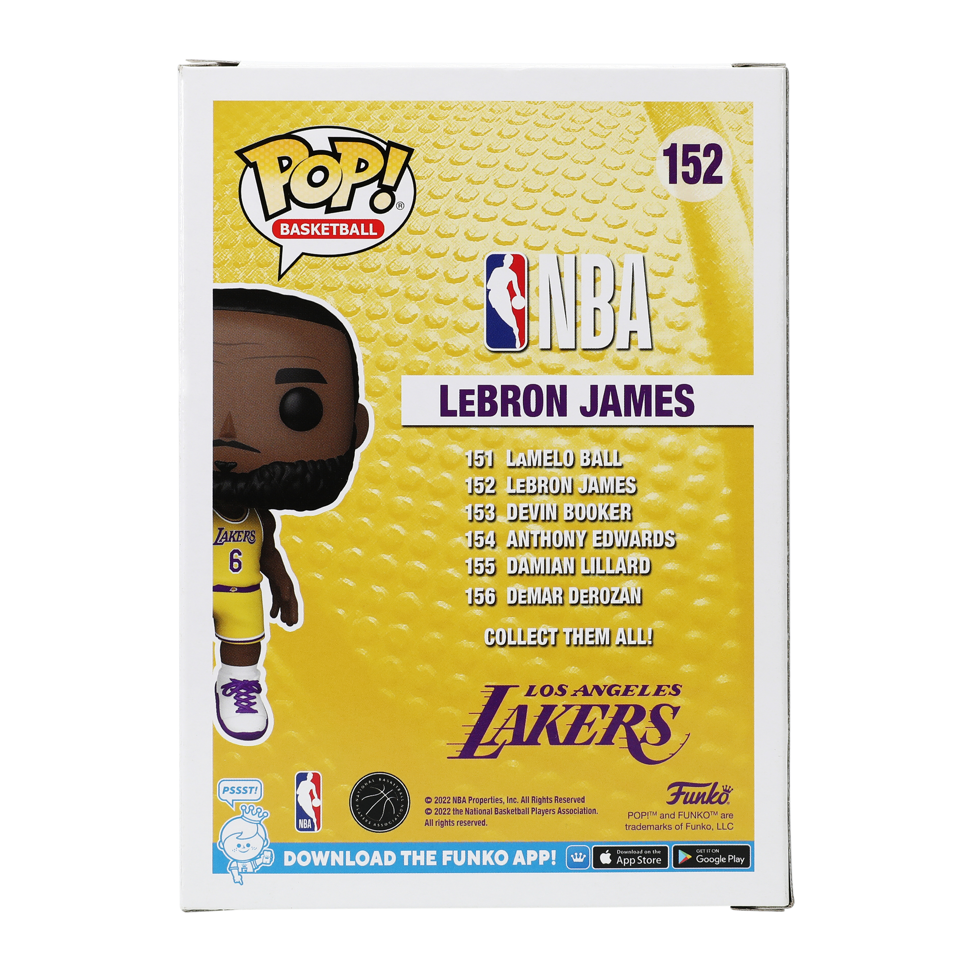 Funko Pop! Los Angeles Lakers Lebron James Vinyl Figure