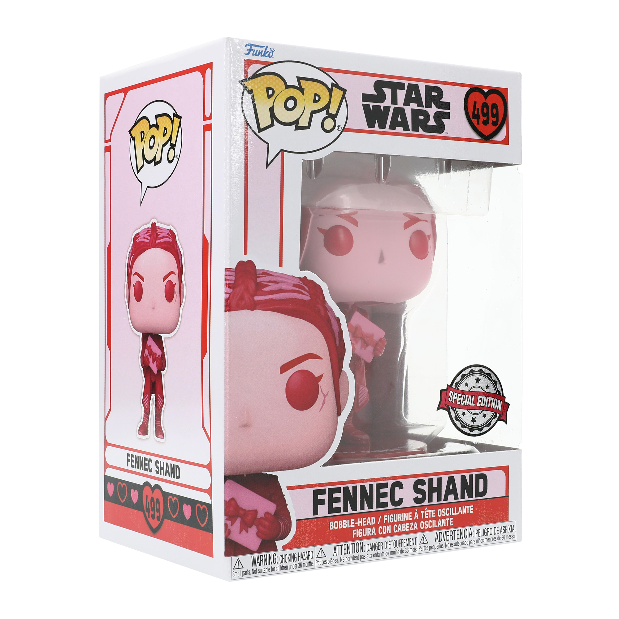 Funko Pop! Star Wars Fennec Shand Valentines Day Bobble-Head