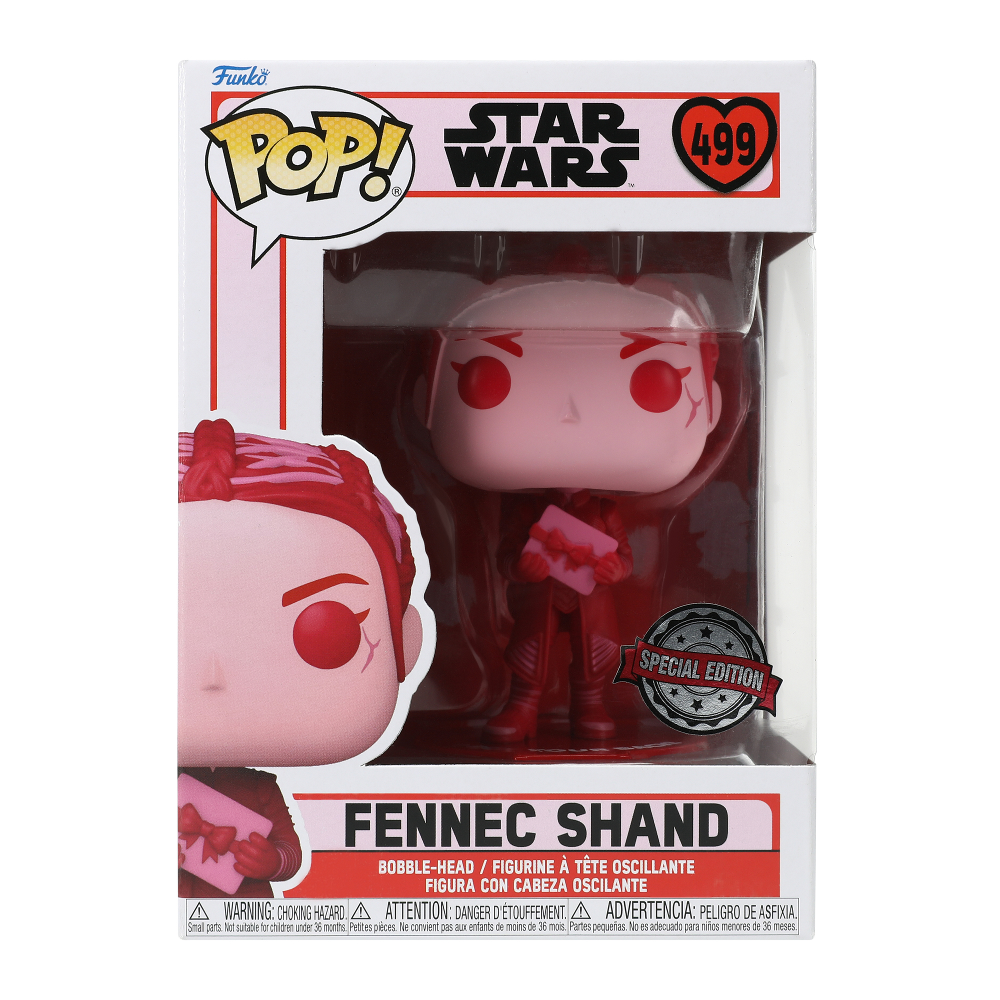 Funko Pop! Star Wars Fennec Shand Valentines Day Bobble-Head