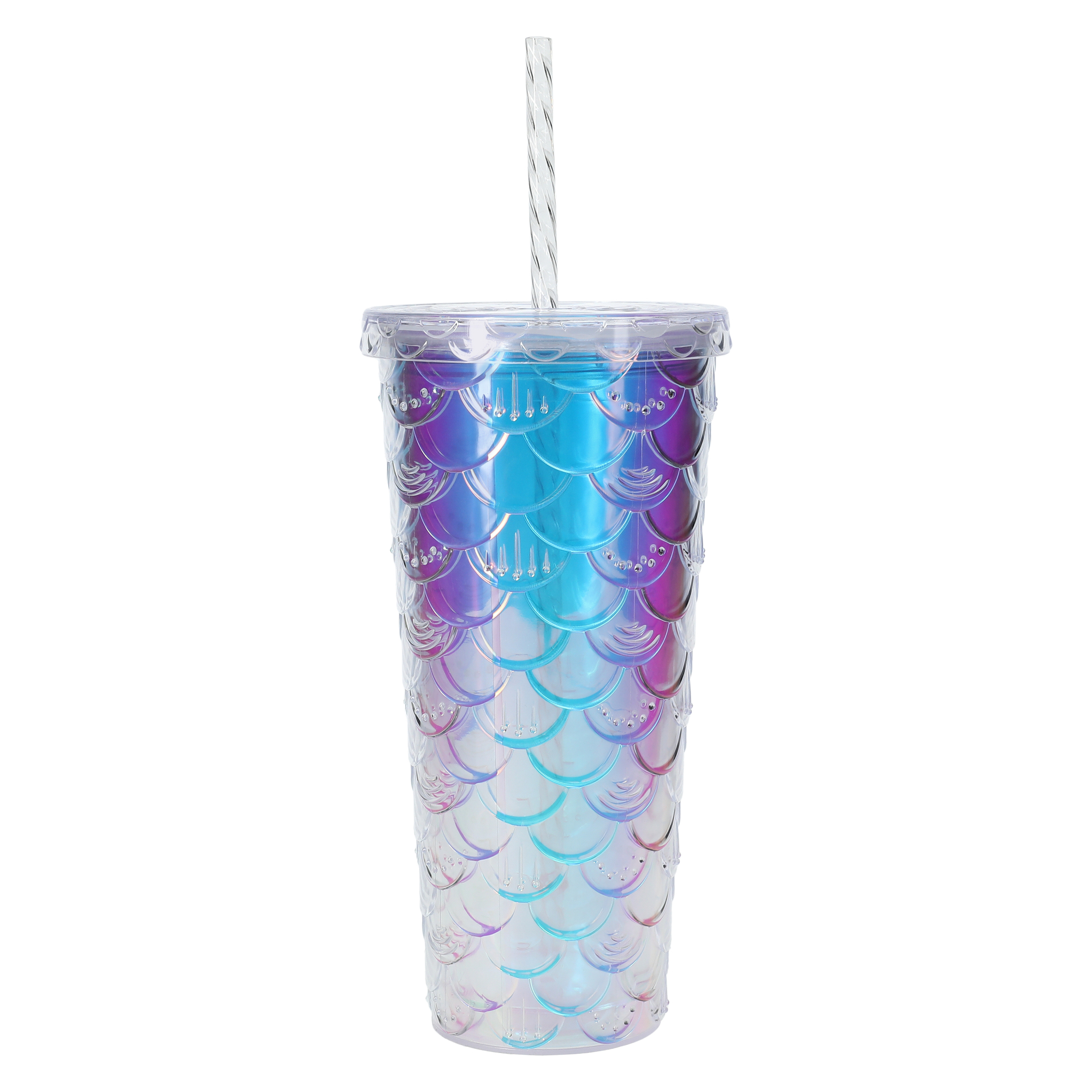 Iridescent Mermaid Scale Tumbler 24oz