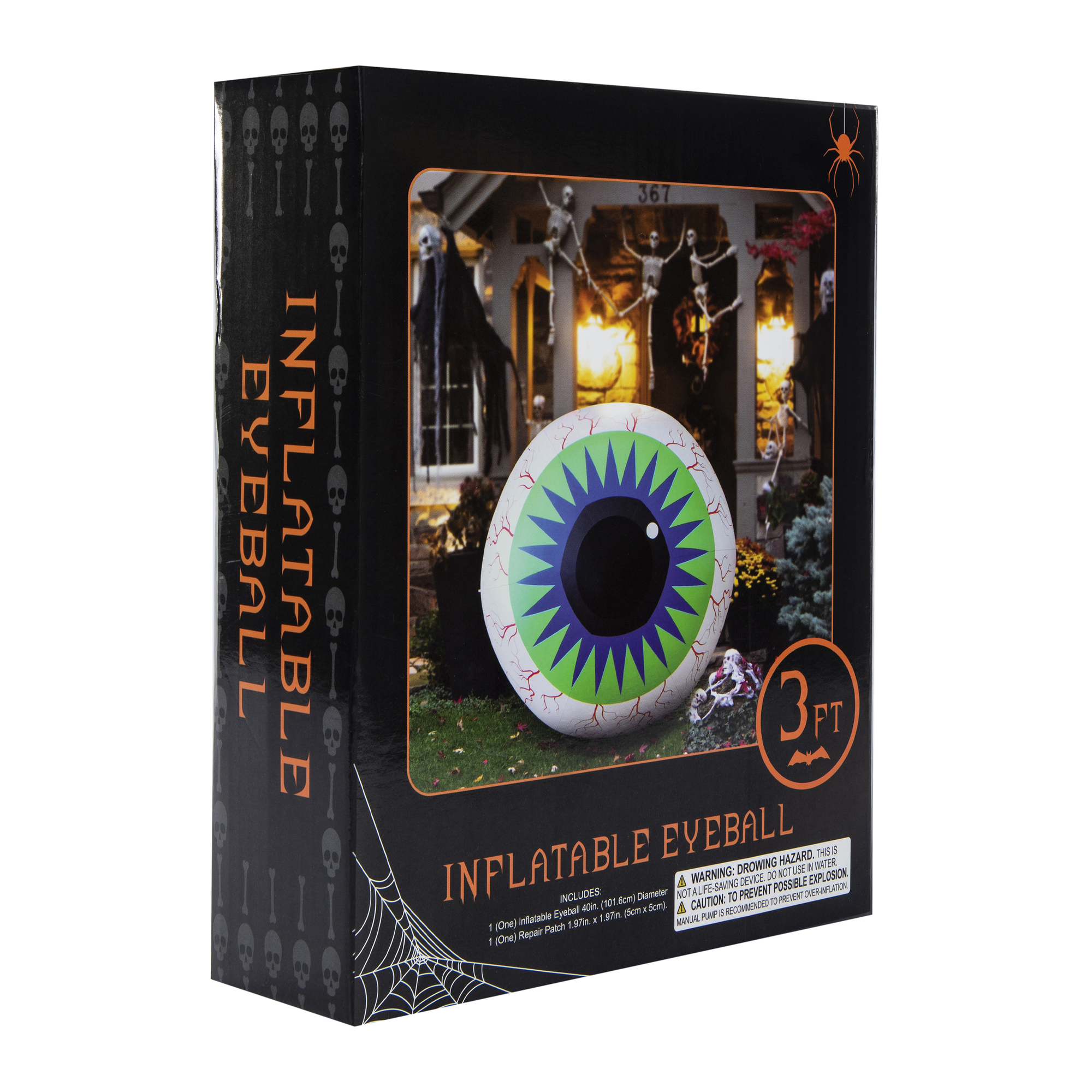 inflatable Eyeball Halloween Decoration 40in