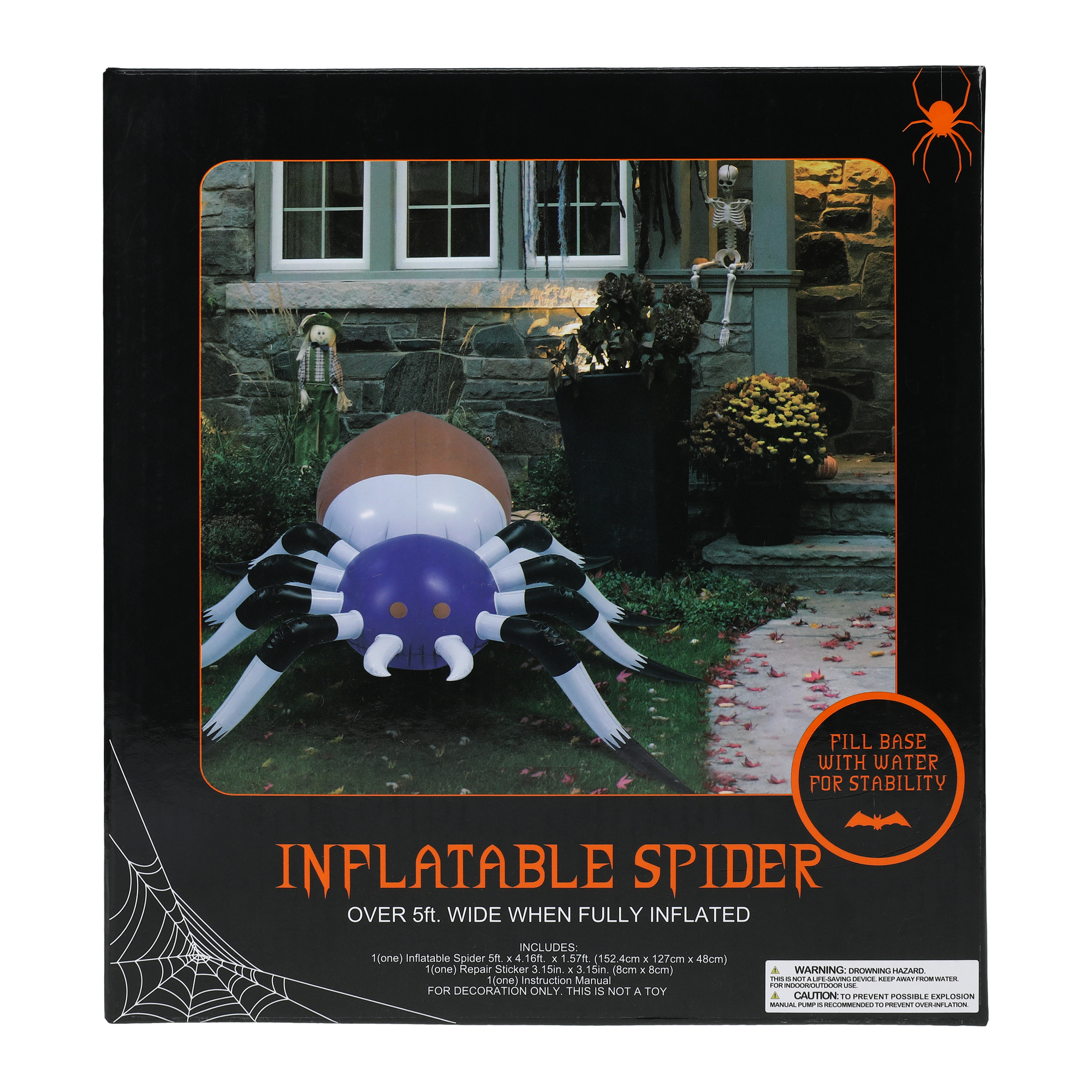 5ft inflatable Spider Decoration