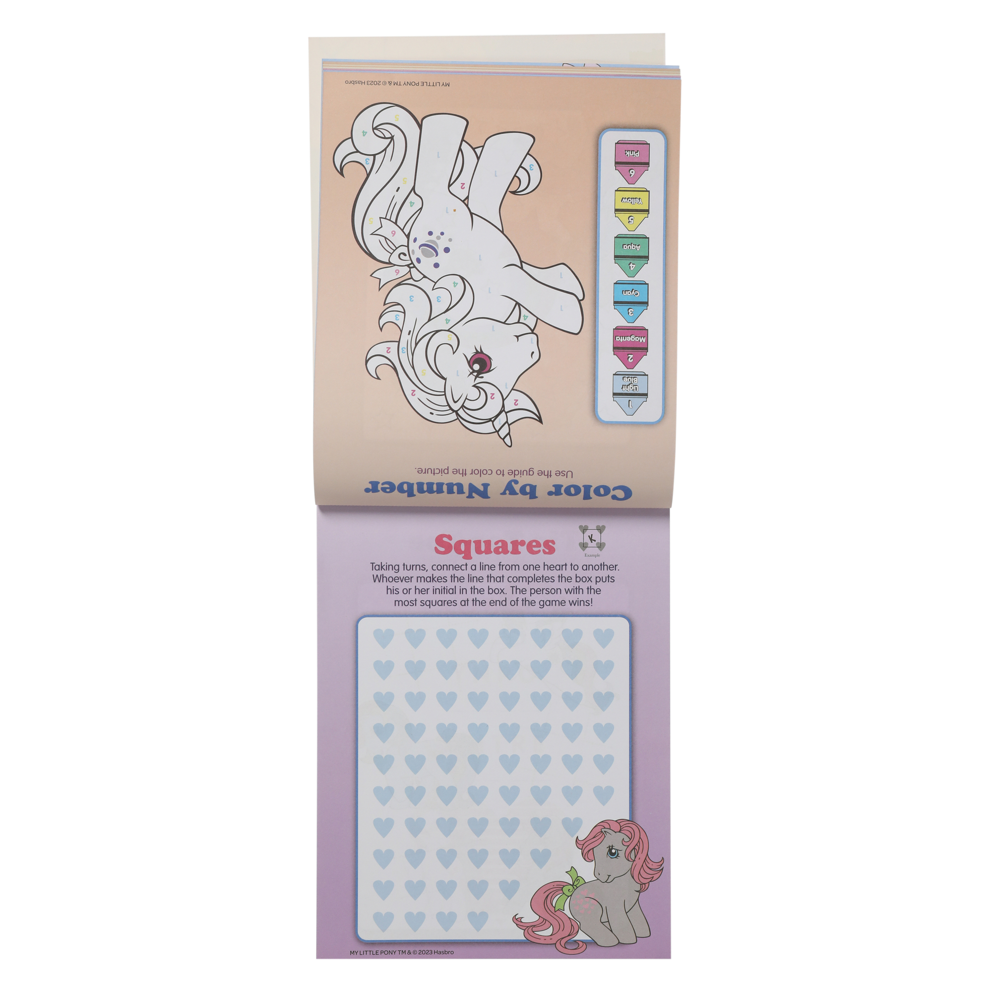 Retro My Little Pony® Activity Pad With Over 30 Puffy Stickers