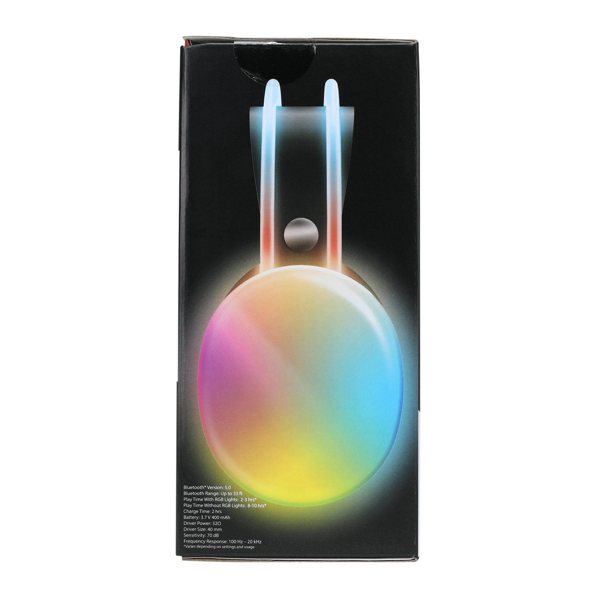 Disco Pulse LED Bluetooth® Headphones With Mic