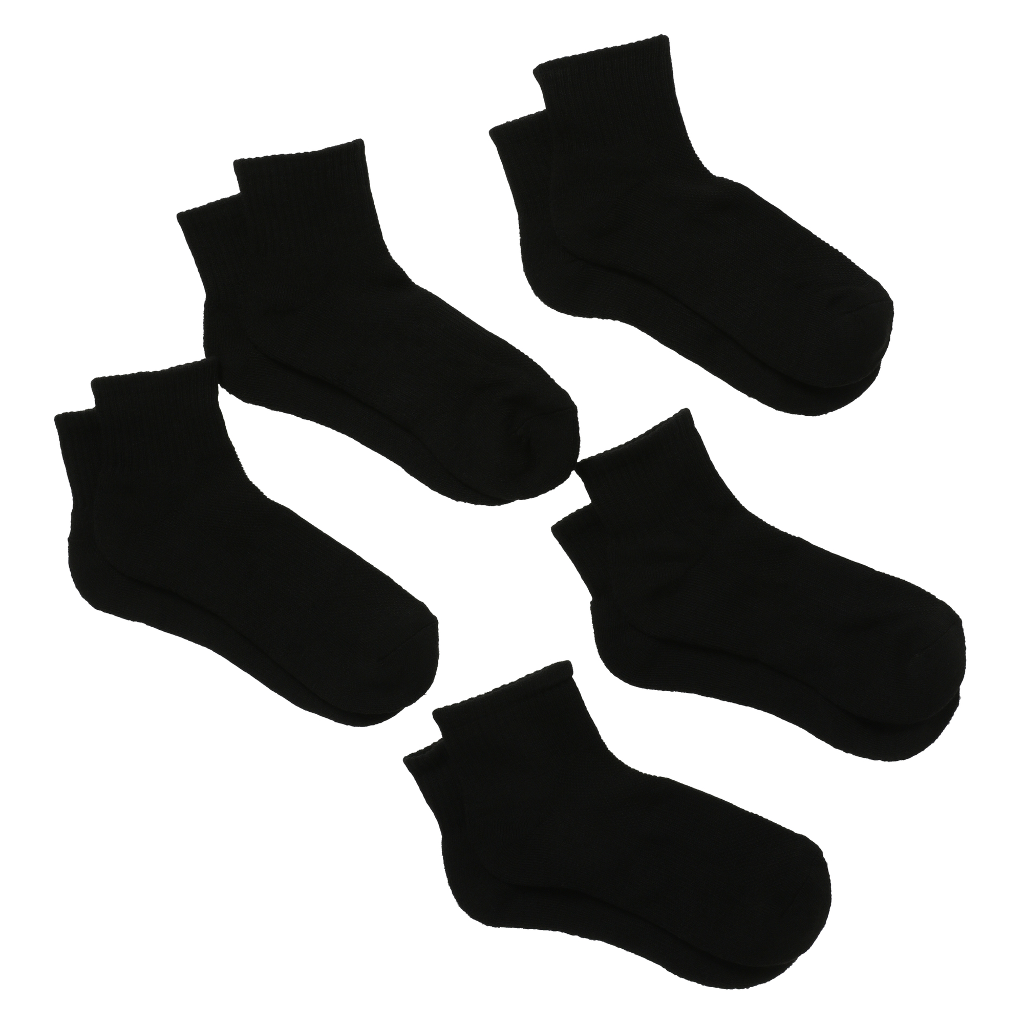 Series-8 Fitness™ Ladies Quarter Crew Performance Socks 5-Pack