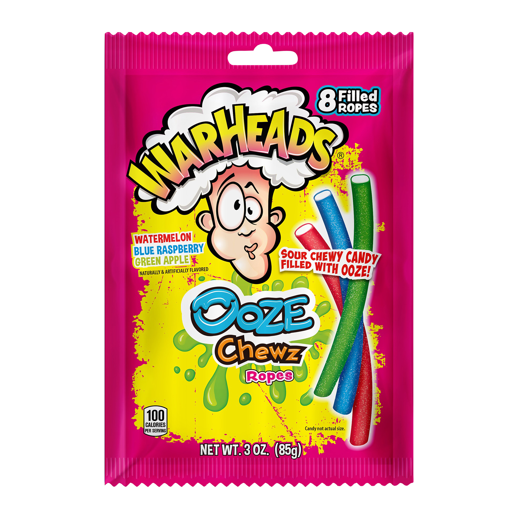 Warheads® Ooze Chewz Ropes 8-Count