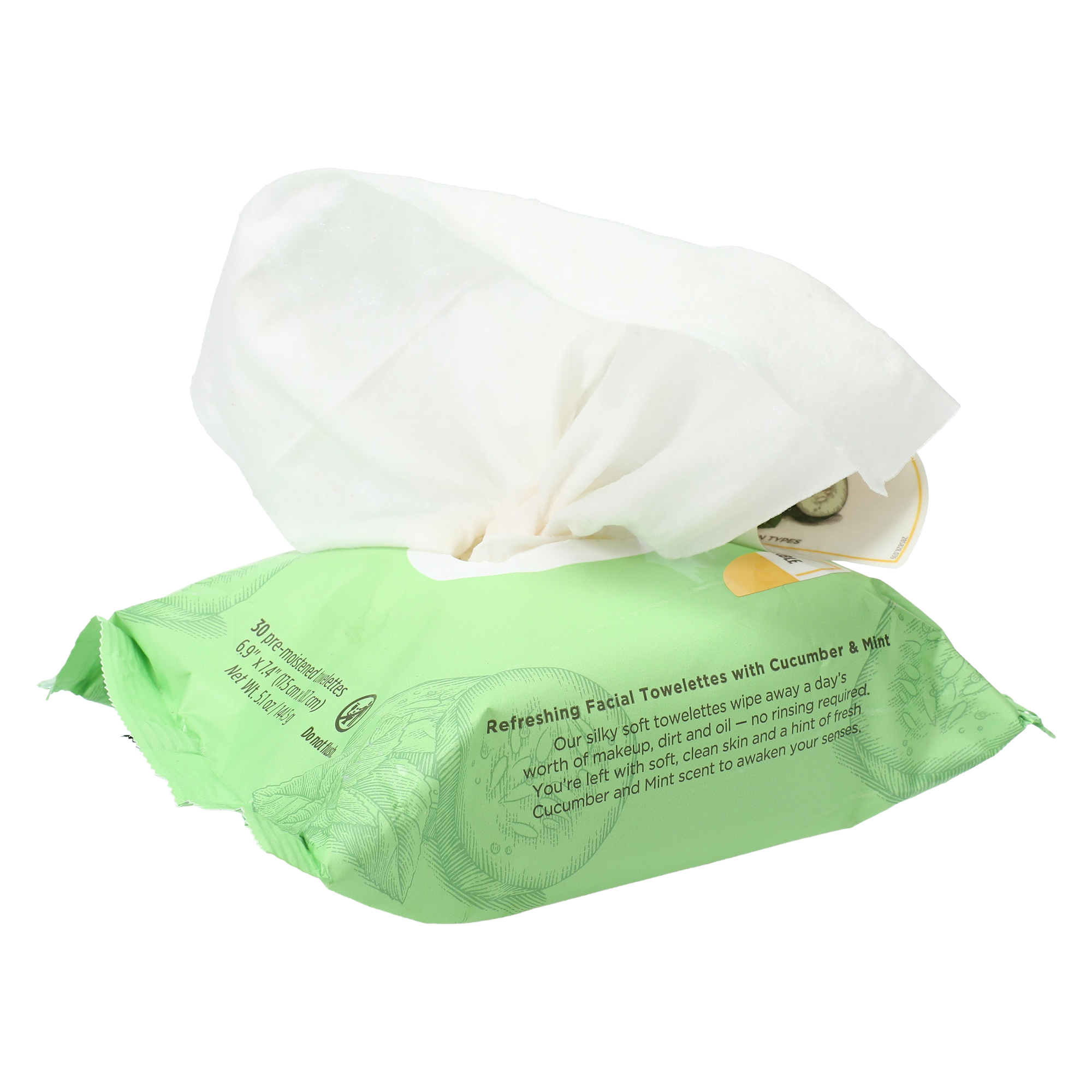 Burt’S Bees® Refreshing Facial Towelettes With Cucumber & Mint 30-Count