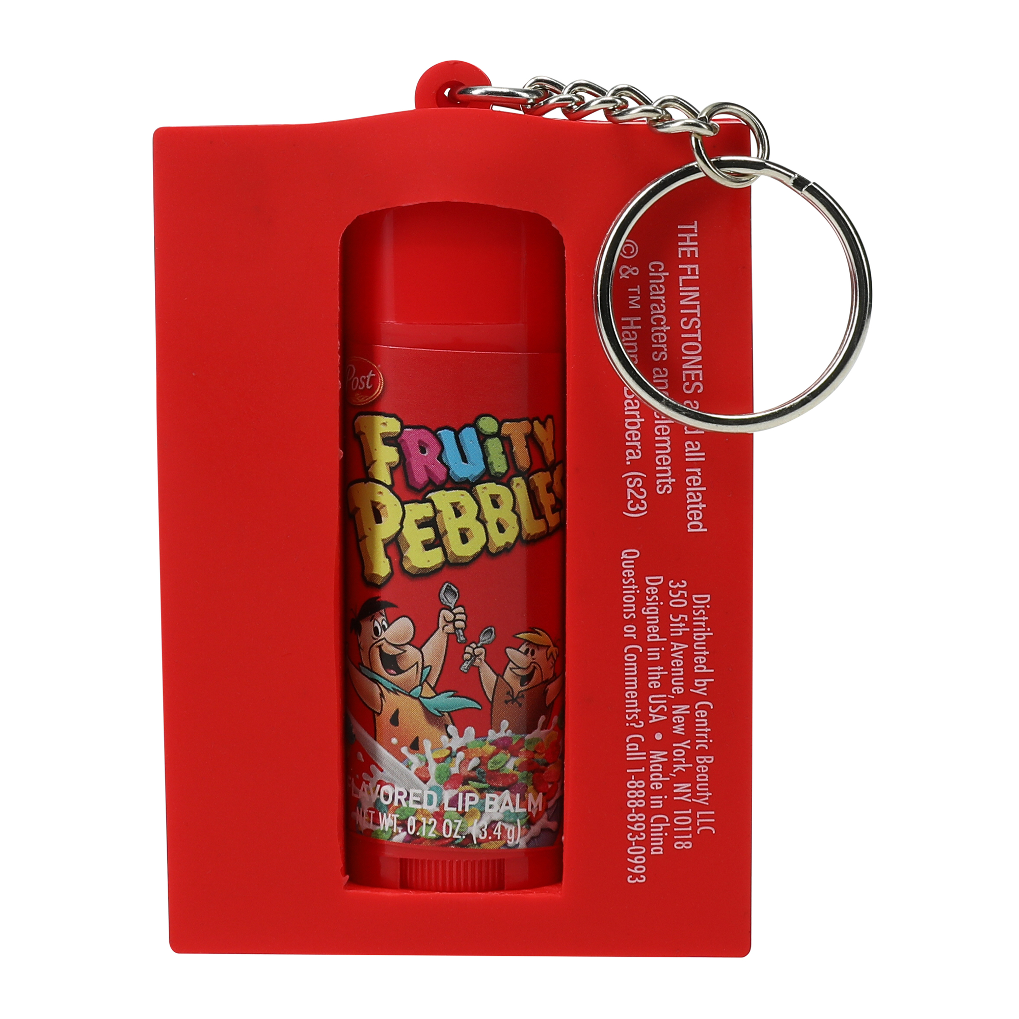 Fruity Pebbles™ Flavored Lip Balm & Keychain