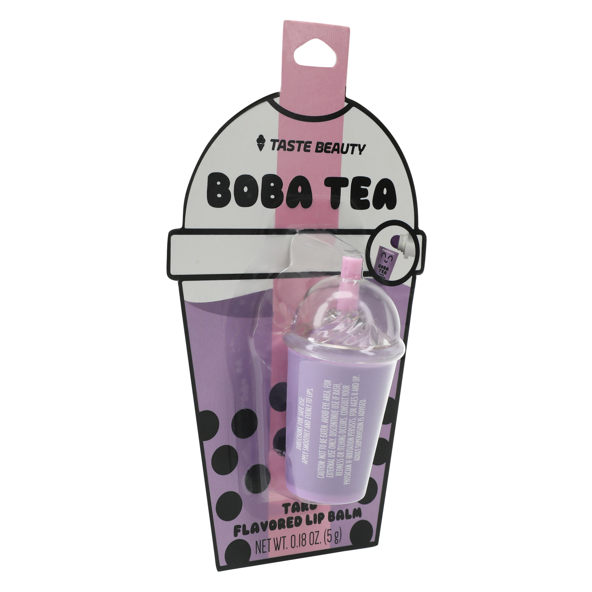 Taste Beauty® Flavored Boba Tea Lip Balm 0.18oz - Taro