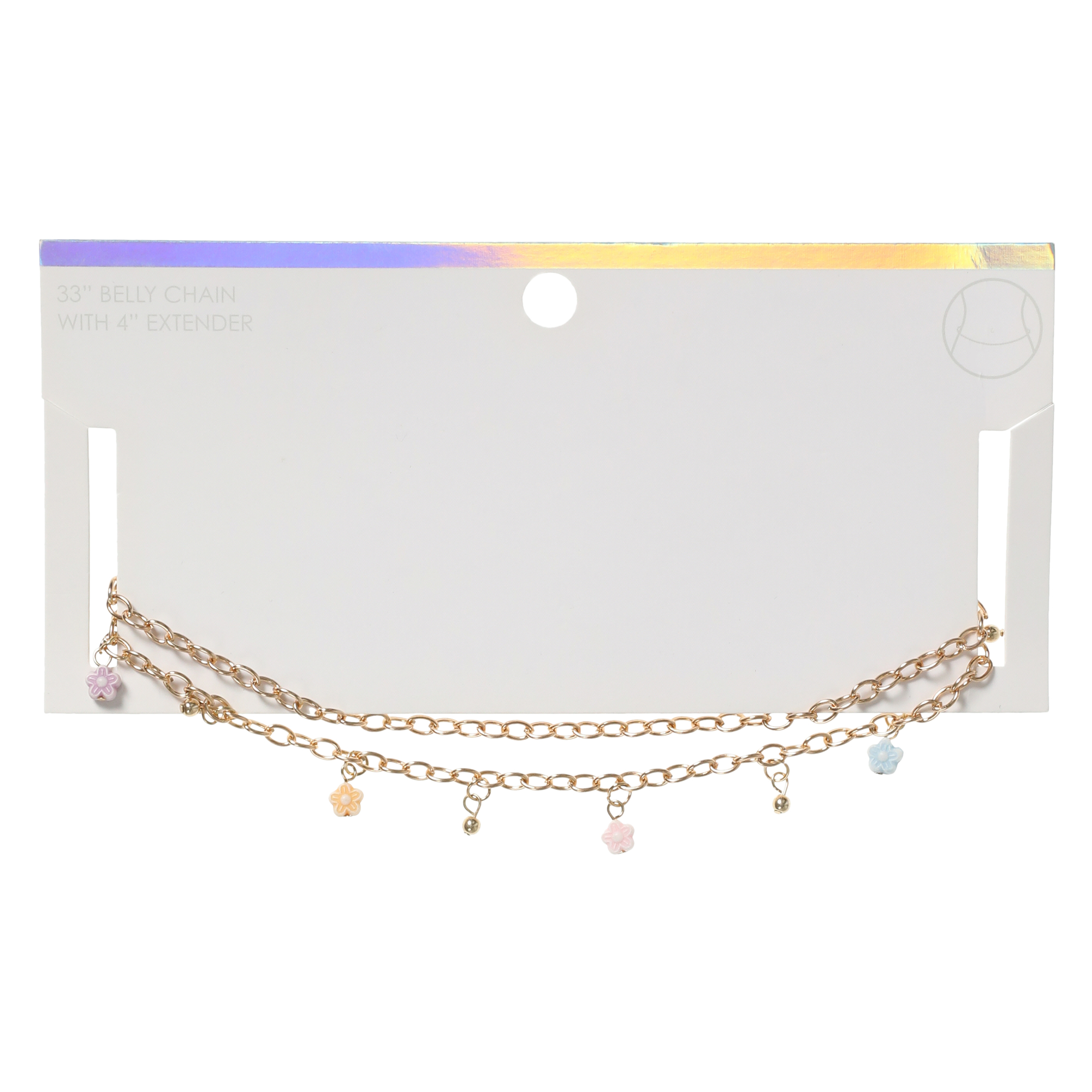 Beaded Belly Chain 33in