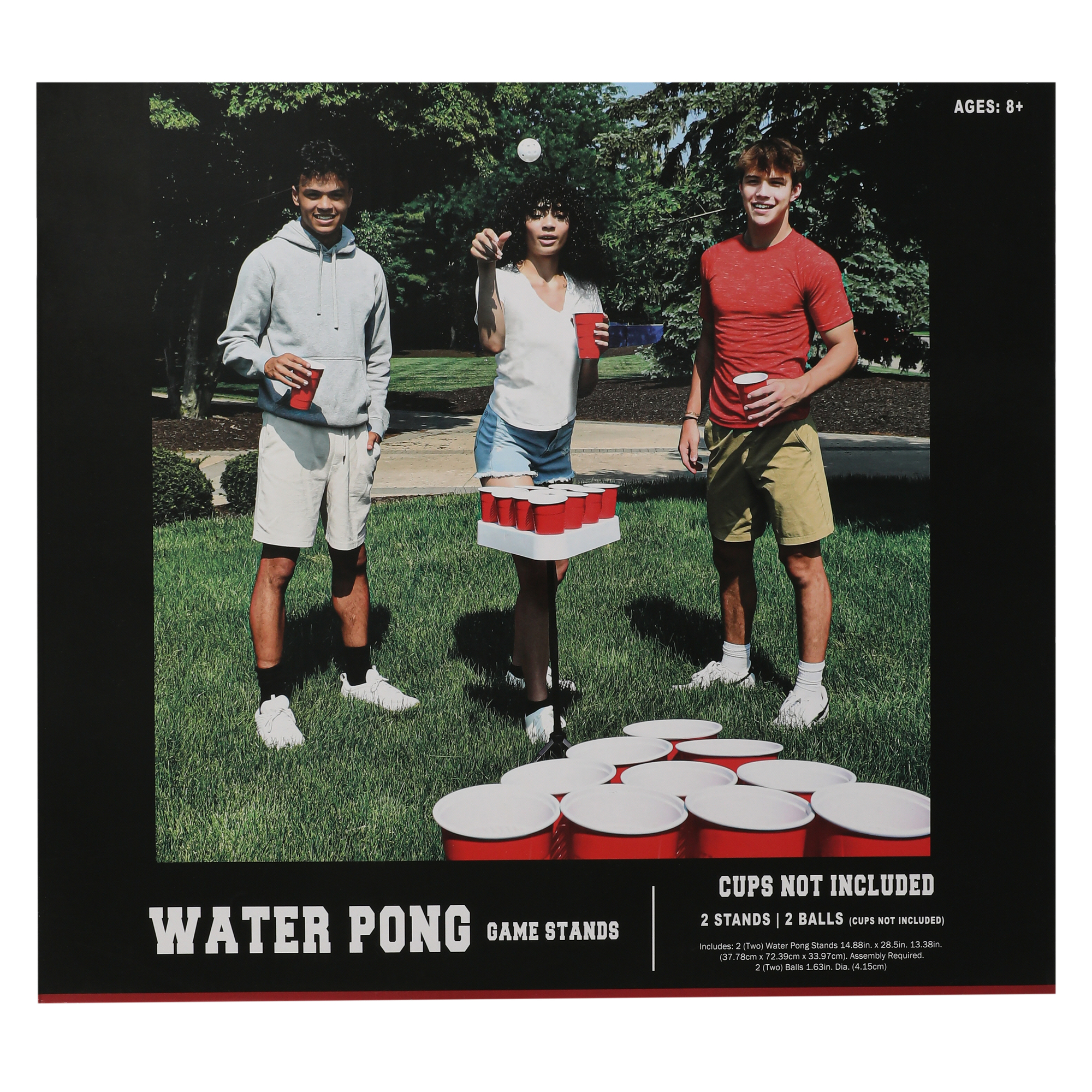 Deluxe Water Pong Game Stands Set