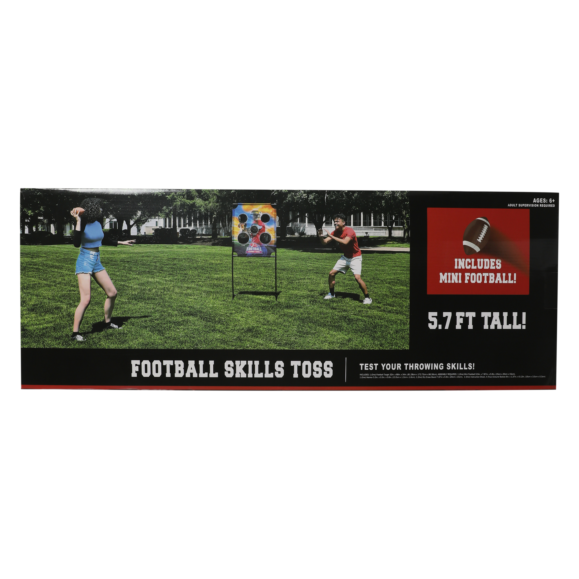 Football Skills Toss Game 5.7ft