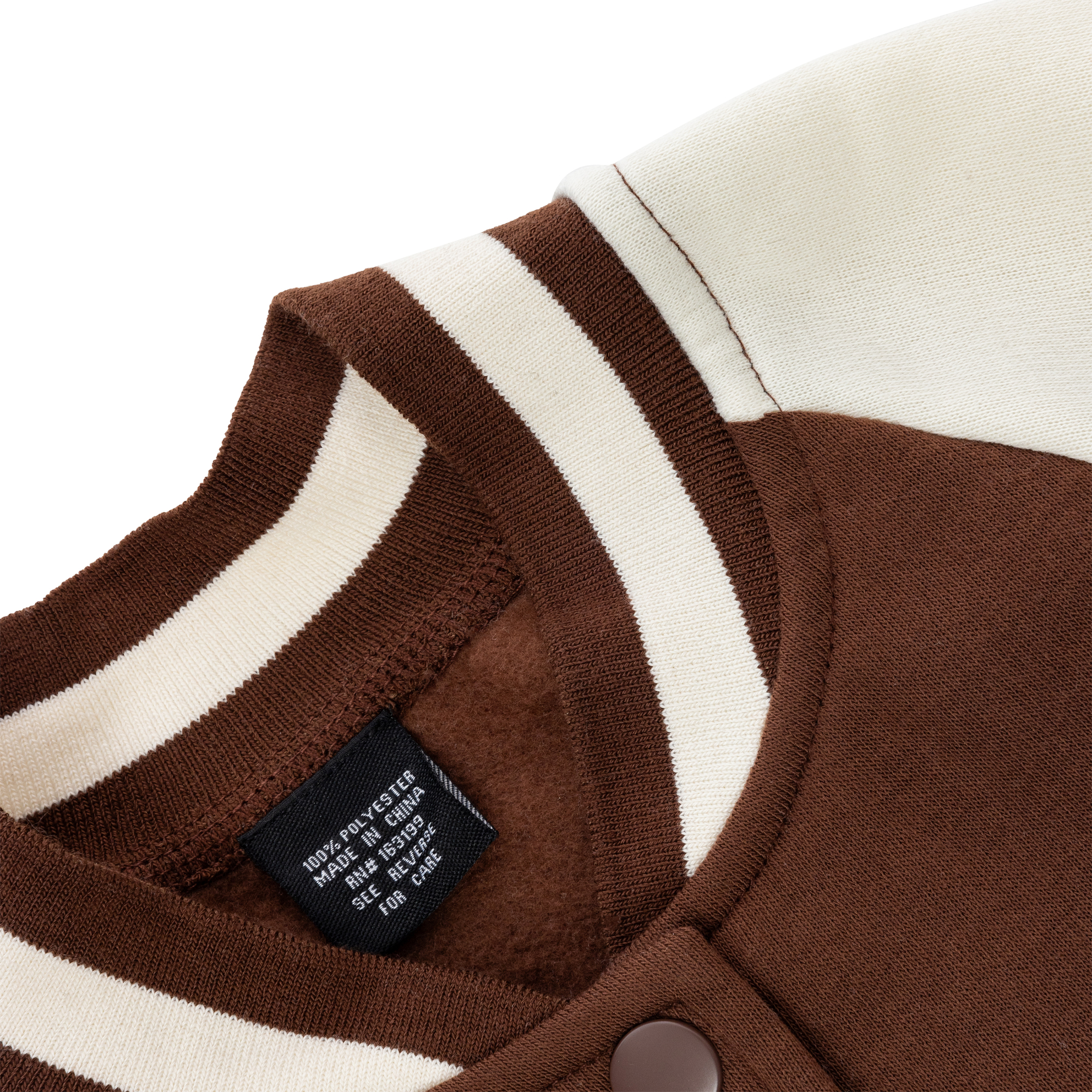 Brown Bomber Varsity Jacket