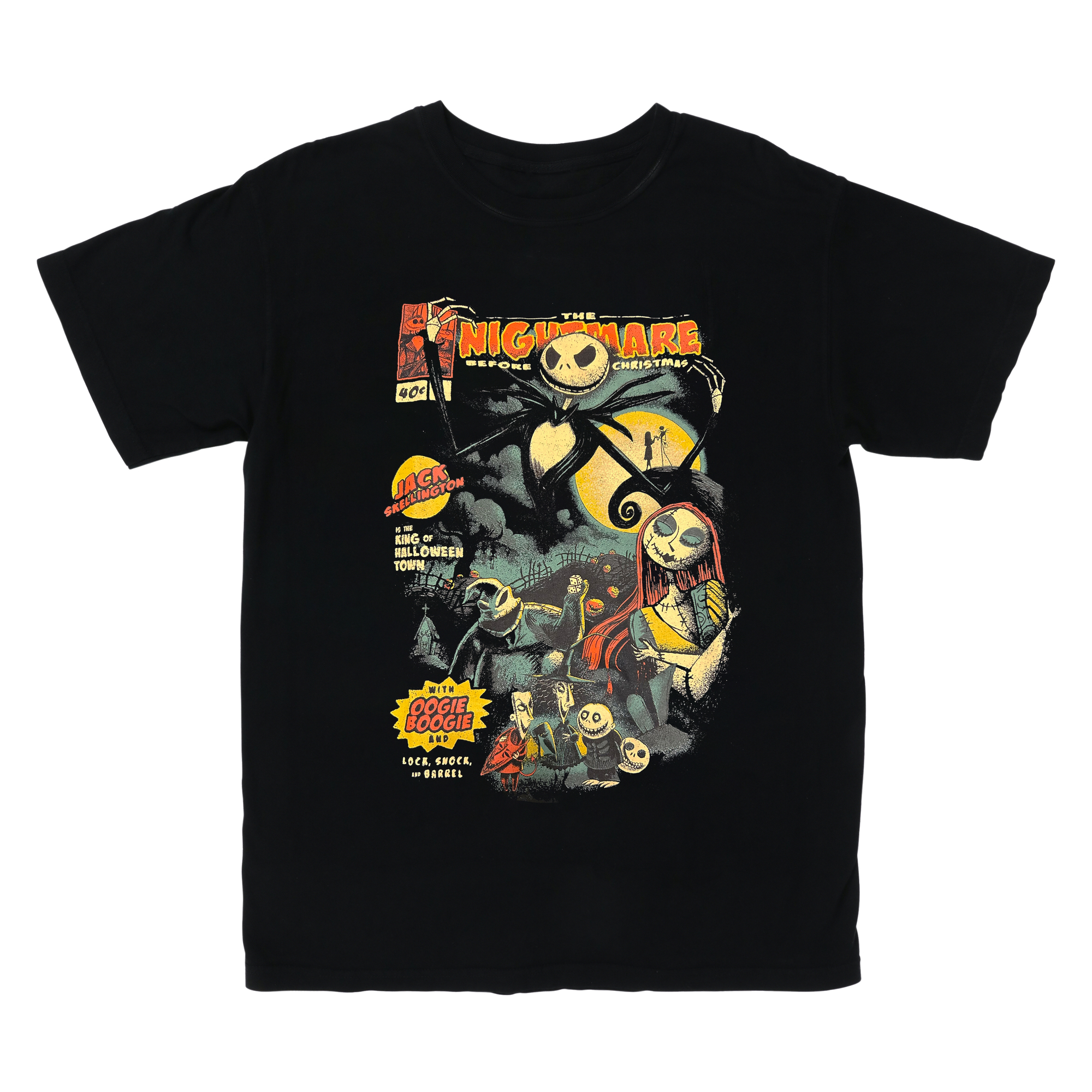 Disney Tim Burton's The Nightmare Before Christmas Comic Book Graphic Tee