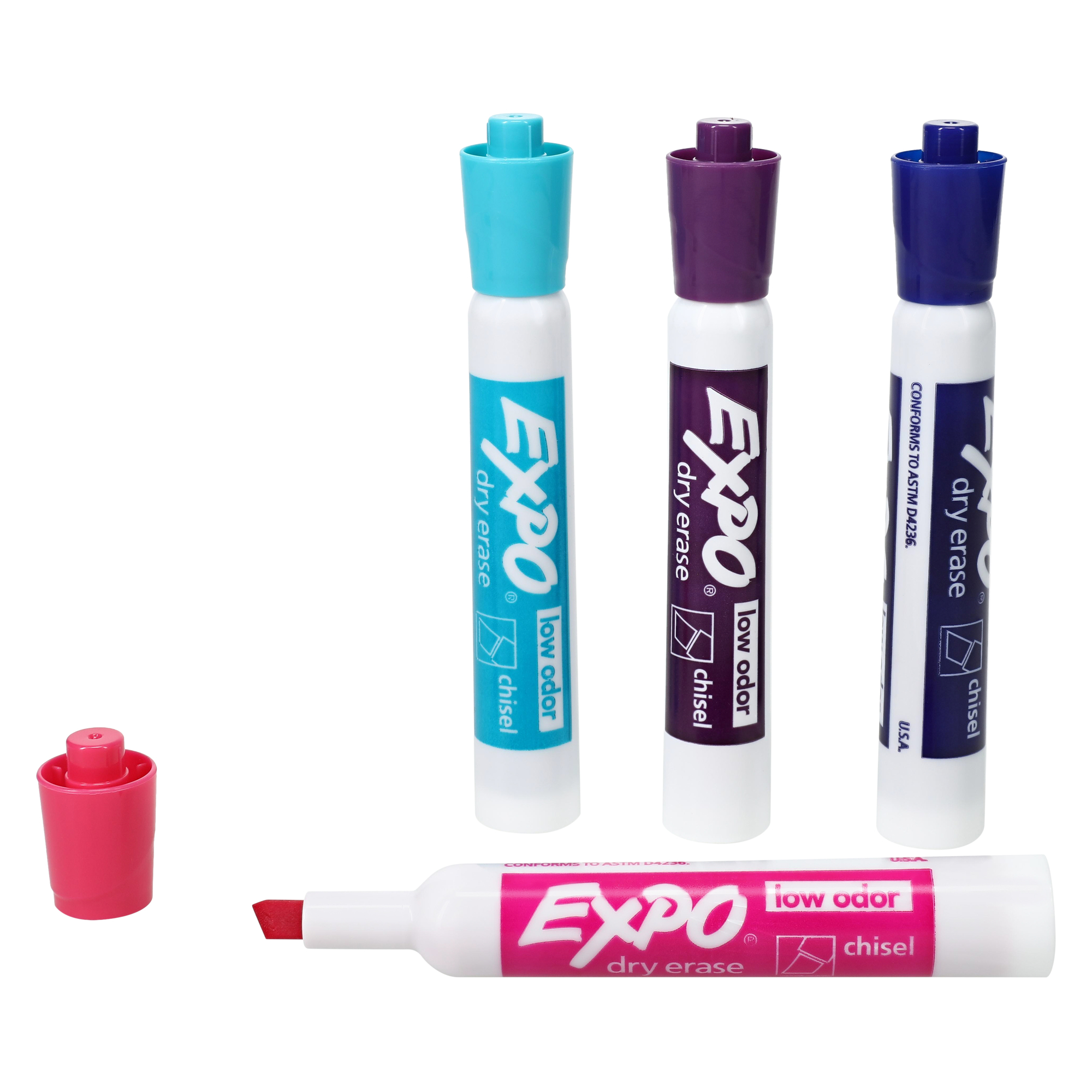 Expo® Vibrant Dry Erase Markers 4-Pack