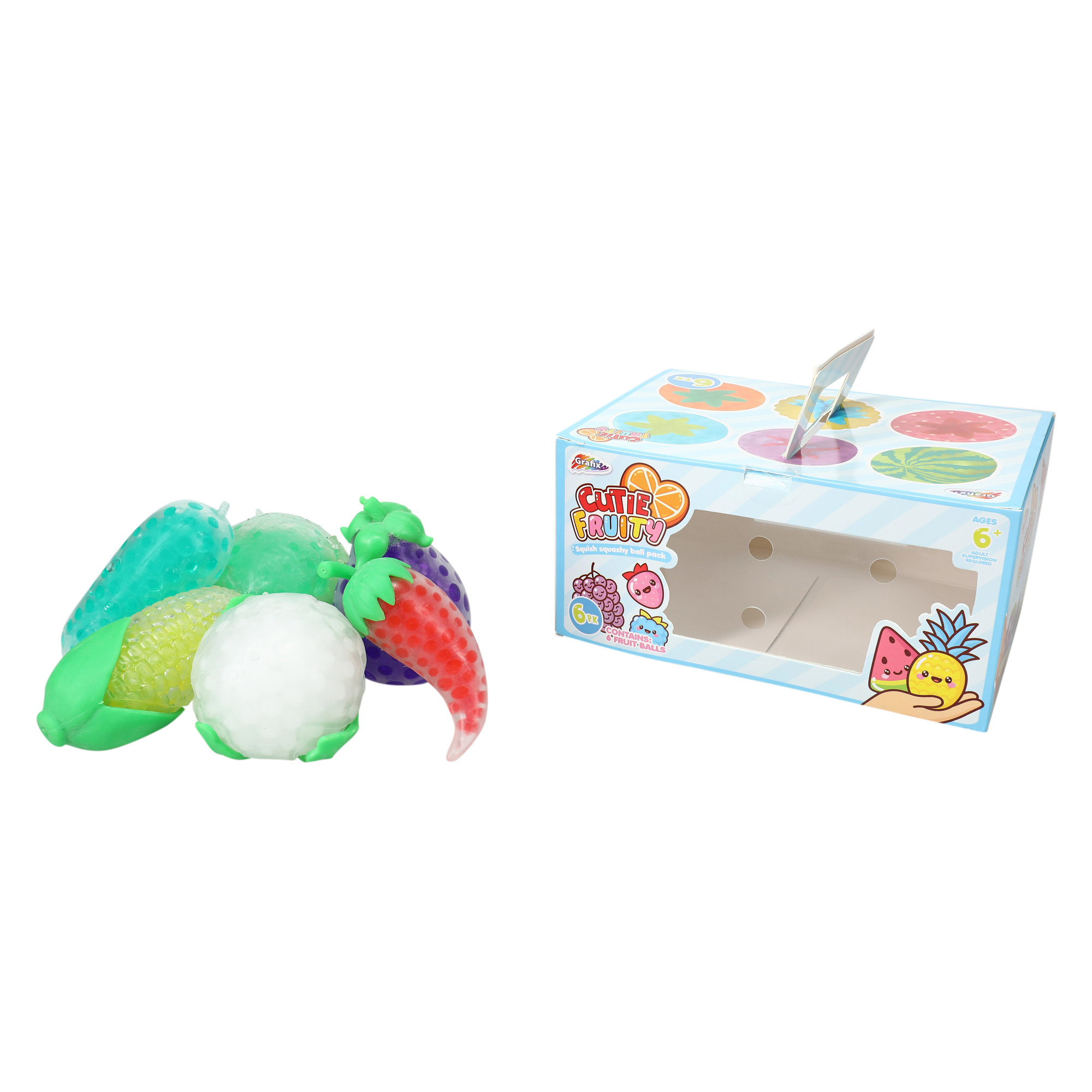 Grafix® Cutie Foodie Balls 6-Count