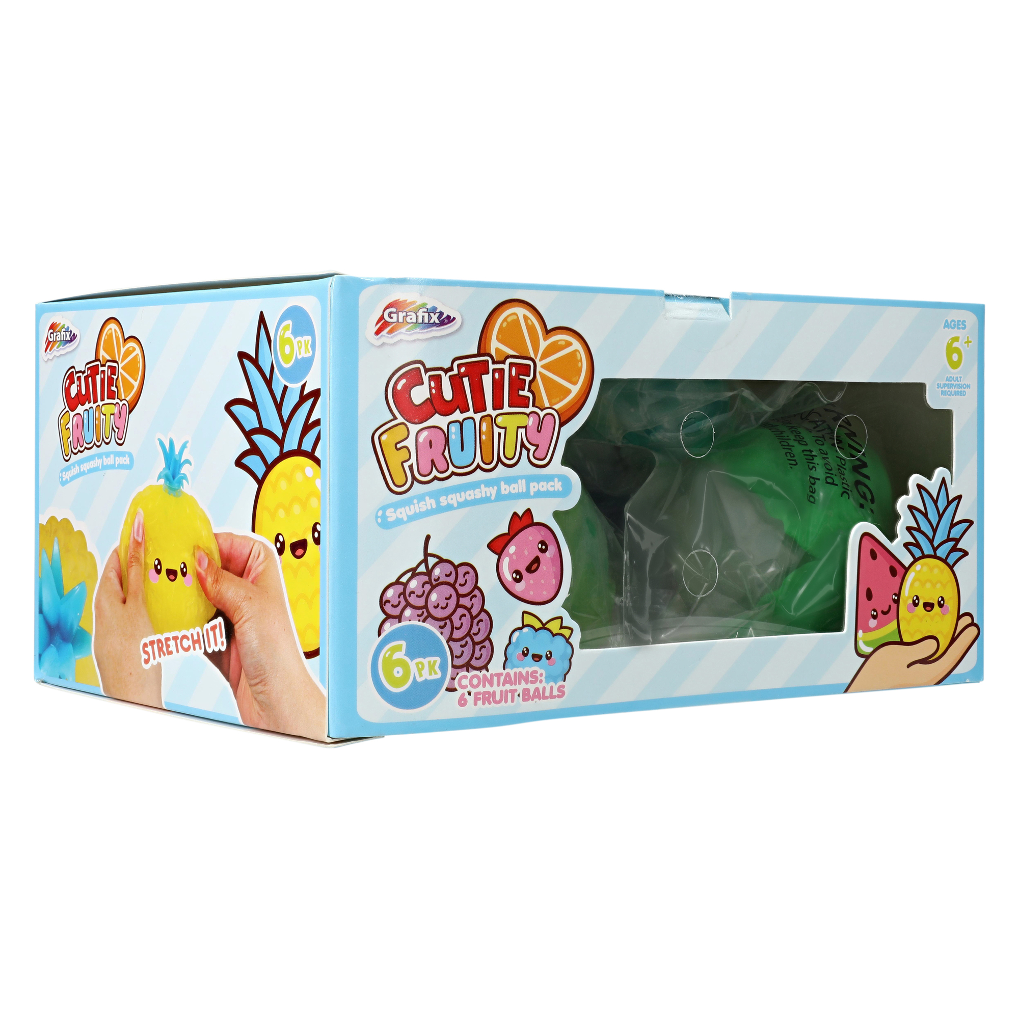 Grafix® Cutie Foodie Balls 6-Count