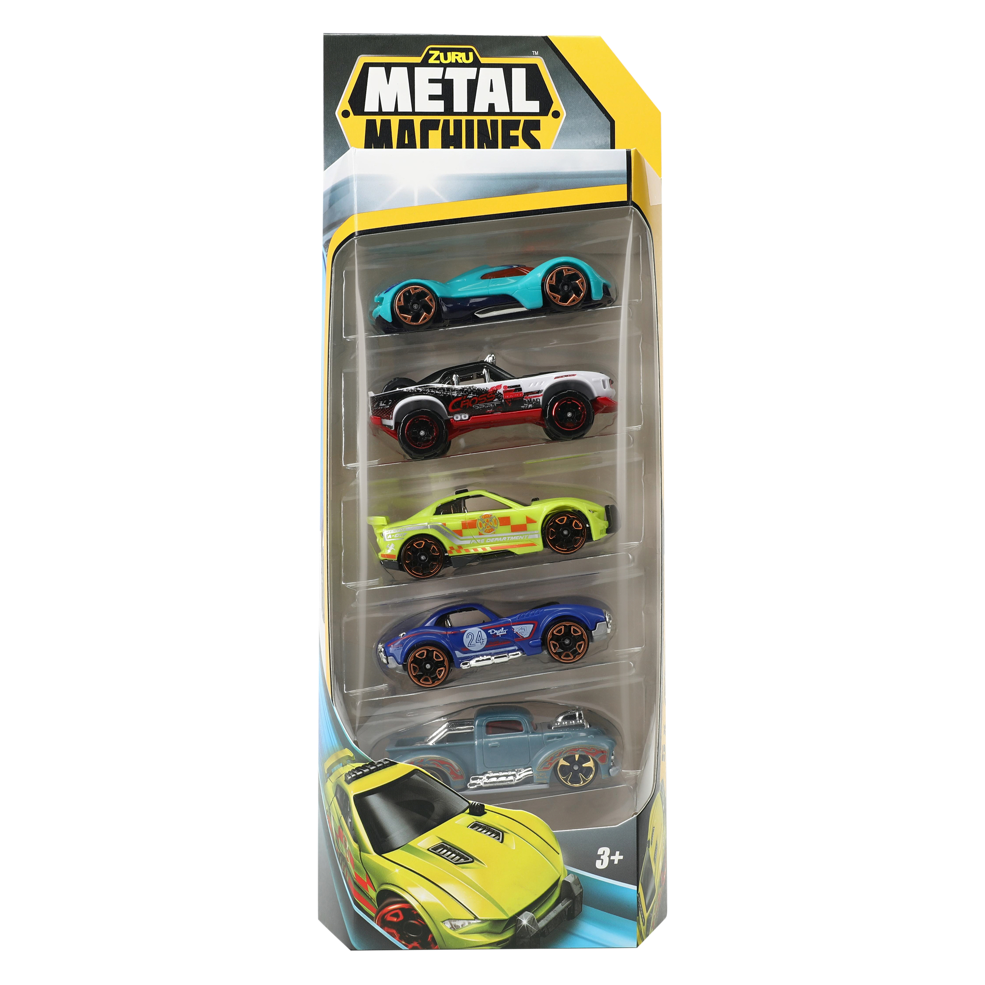 Zuru Metal Machines™ Race Cars 5-Count (Styles May Vary)