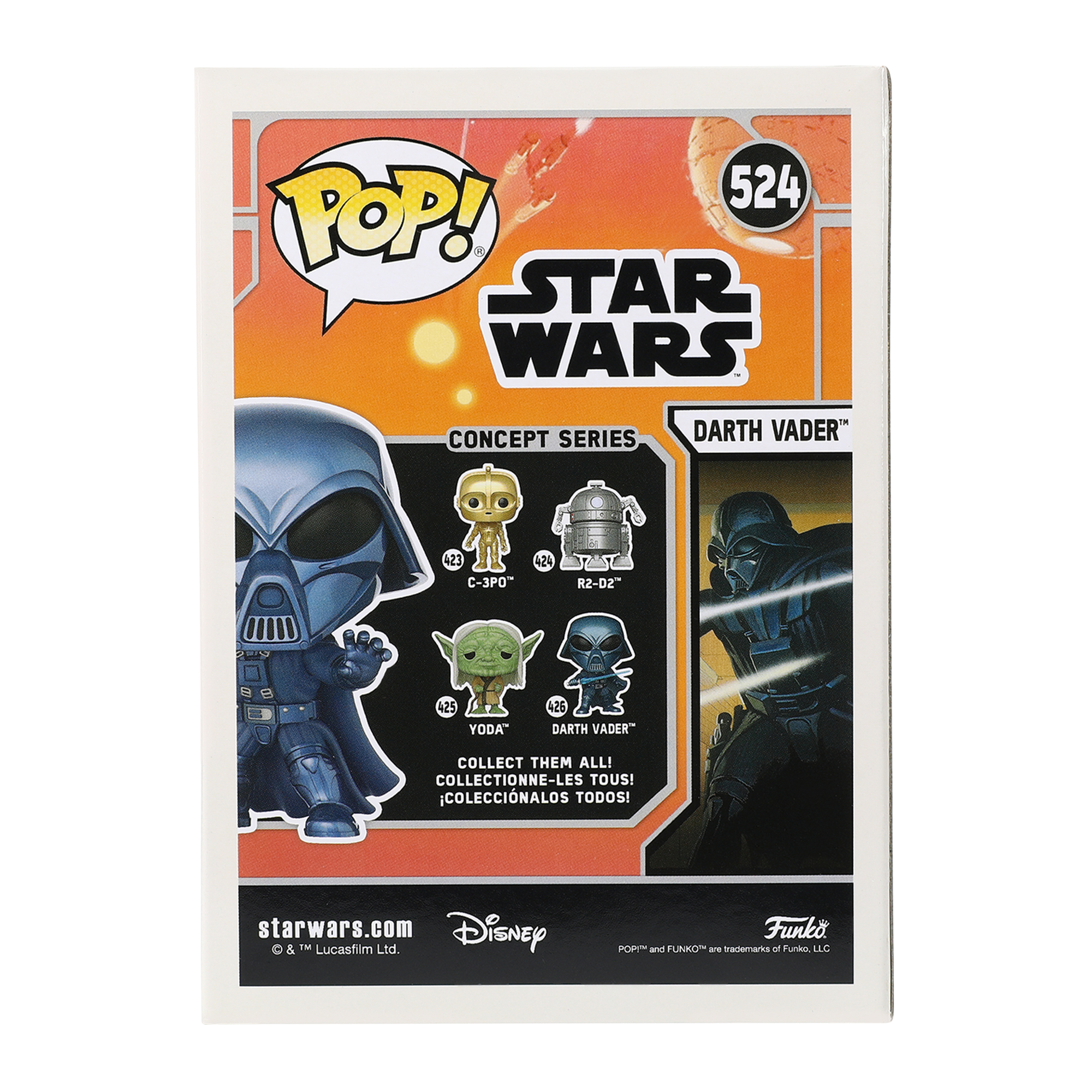 Funko Pop! Star Wars Concept Series Darth Vader Bobble-Head Figure
