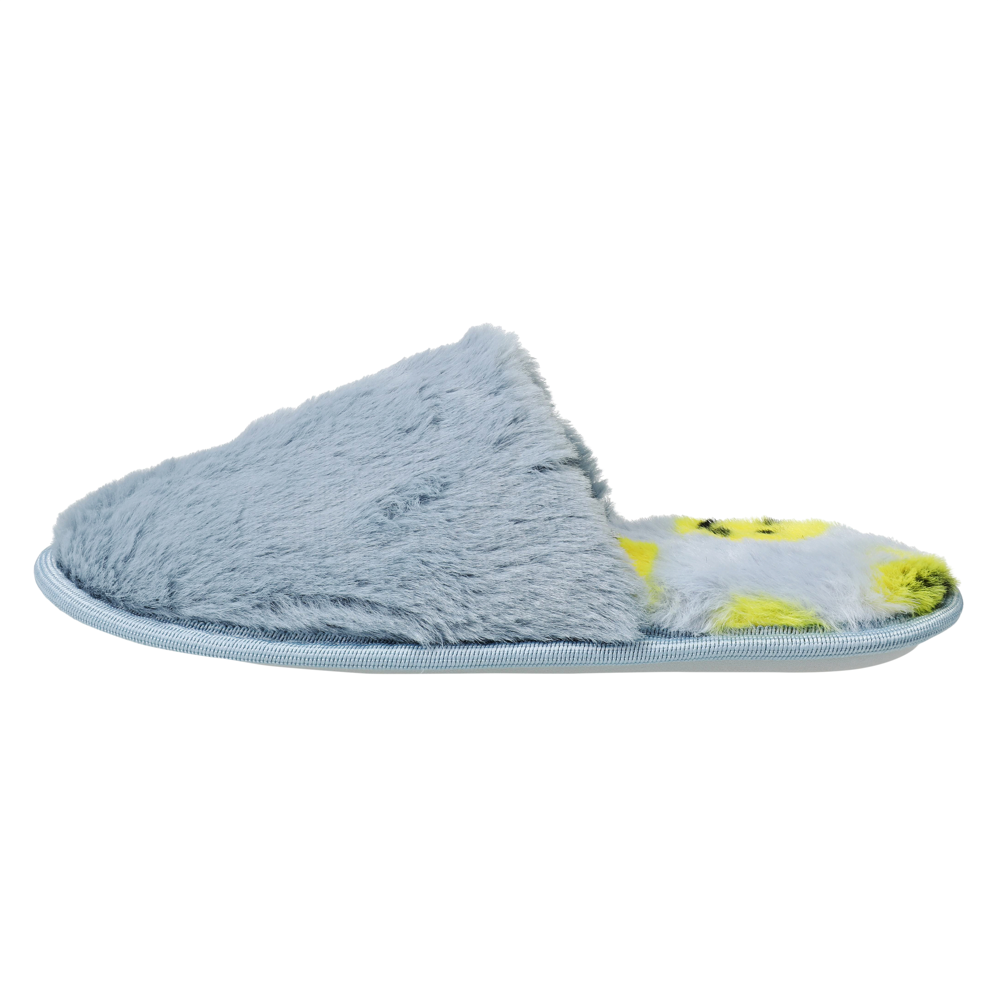 Ladies Fuzzy Scuff Slippers