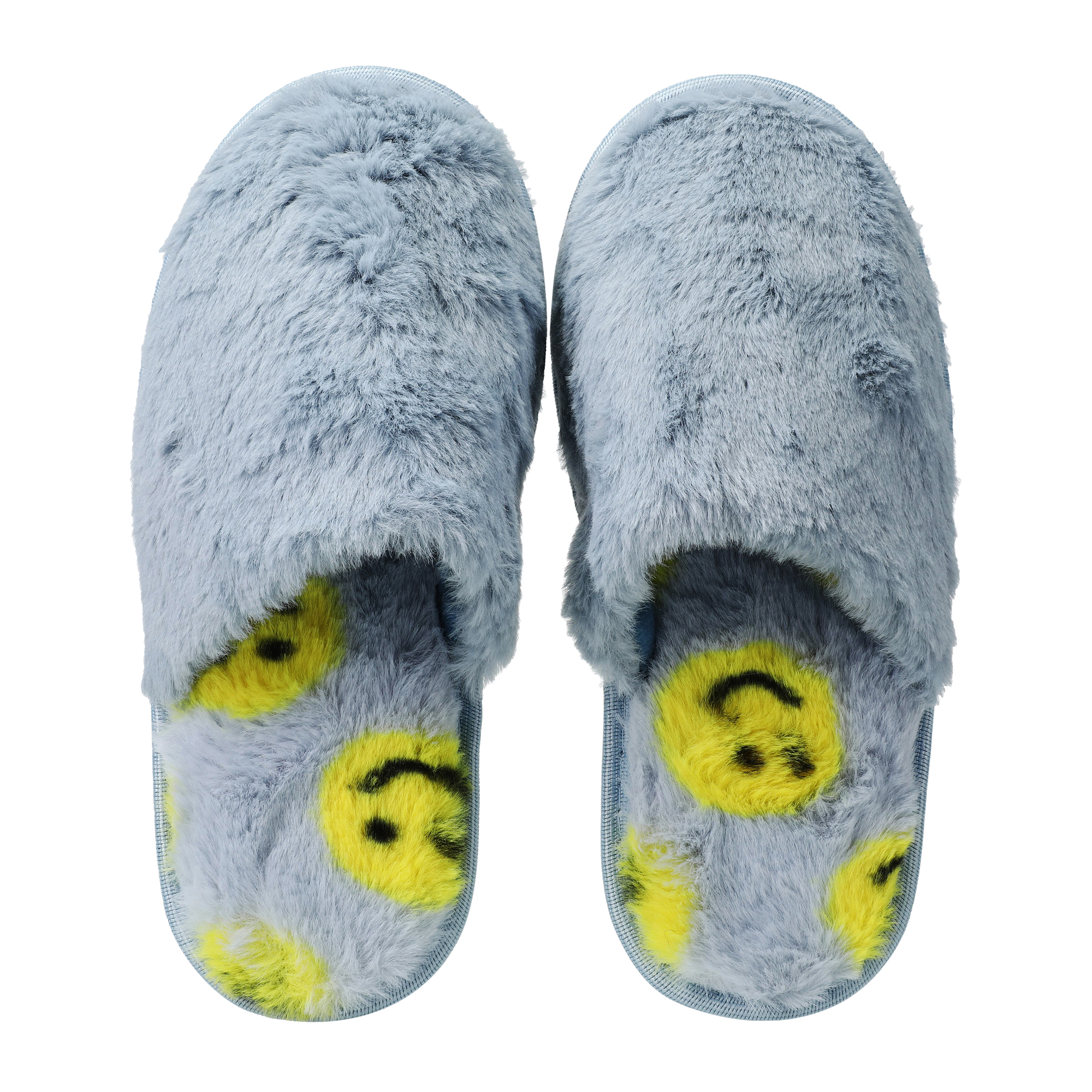 Ladies Fuzzy Scuff Slippers