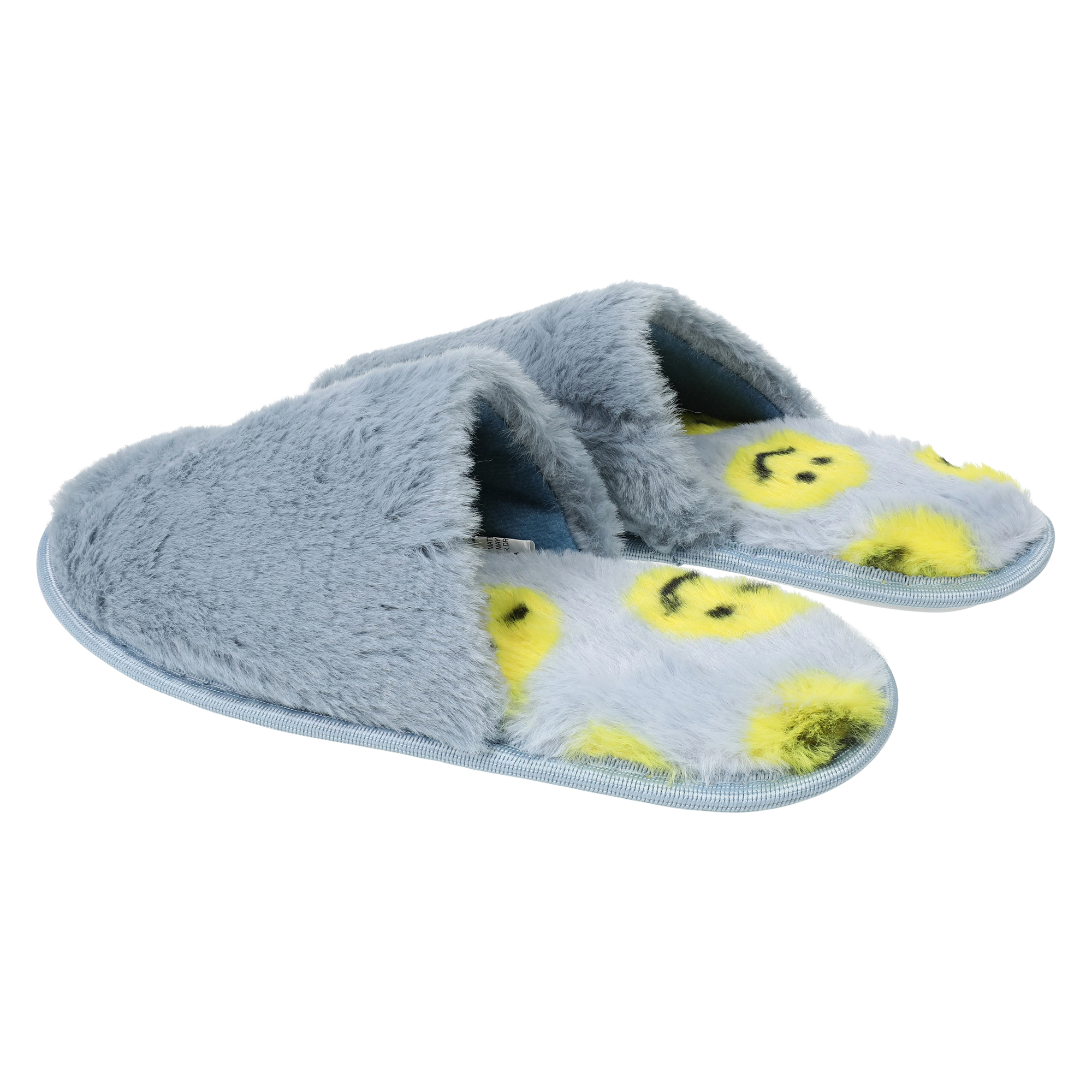 Ladies Fuzzy Scuff Slippers