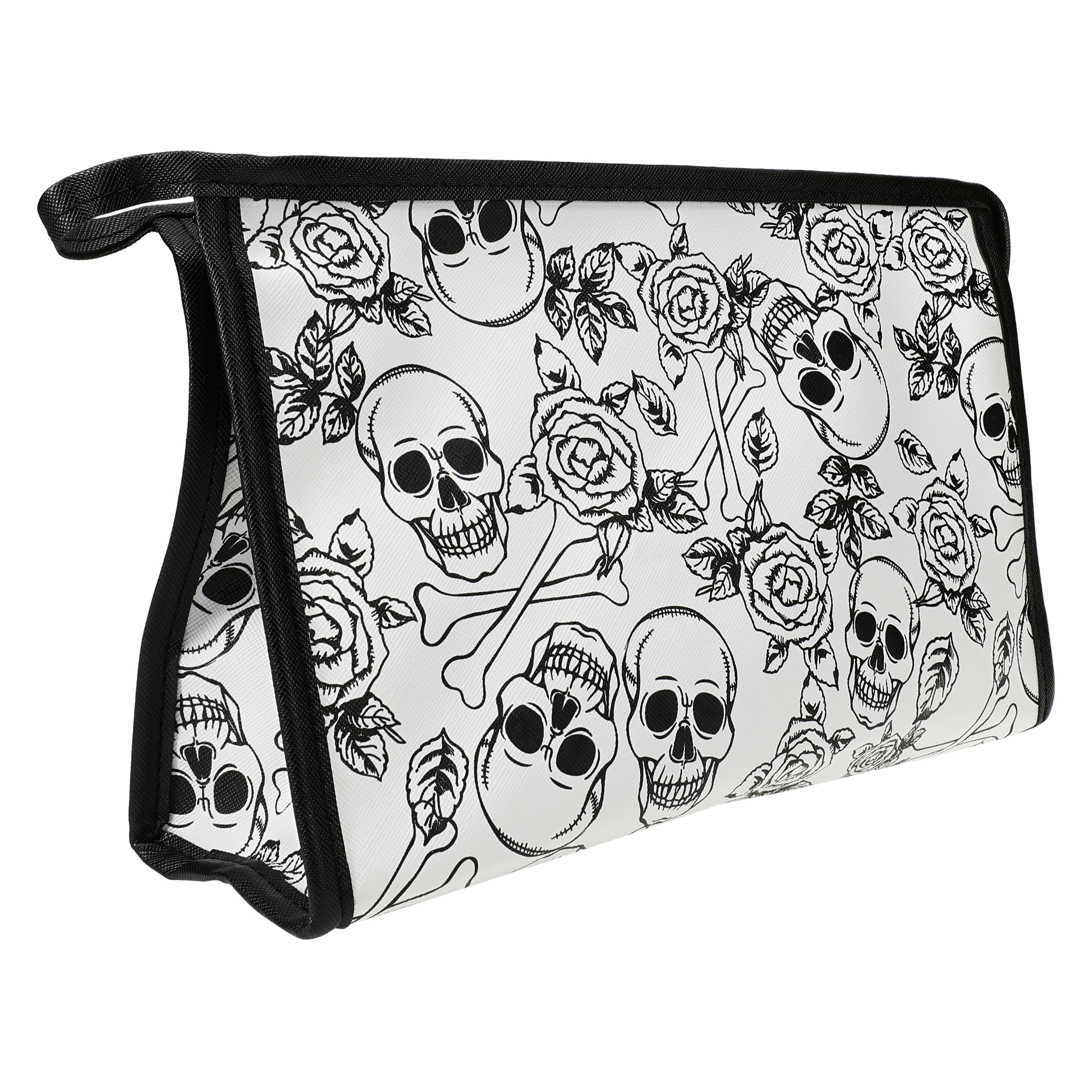 Skulls & Roses Makeup Bag With Comb