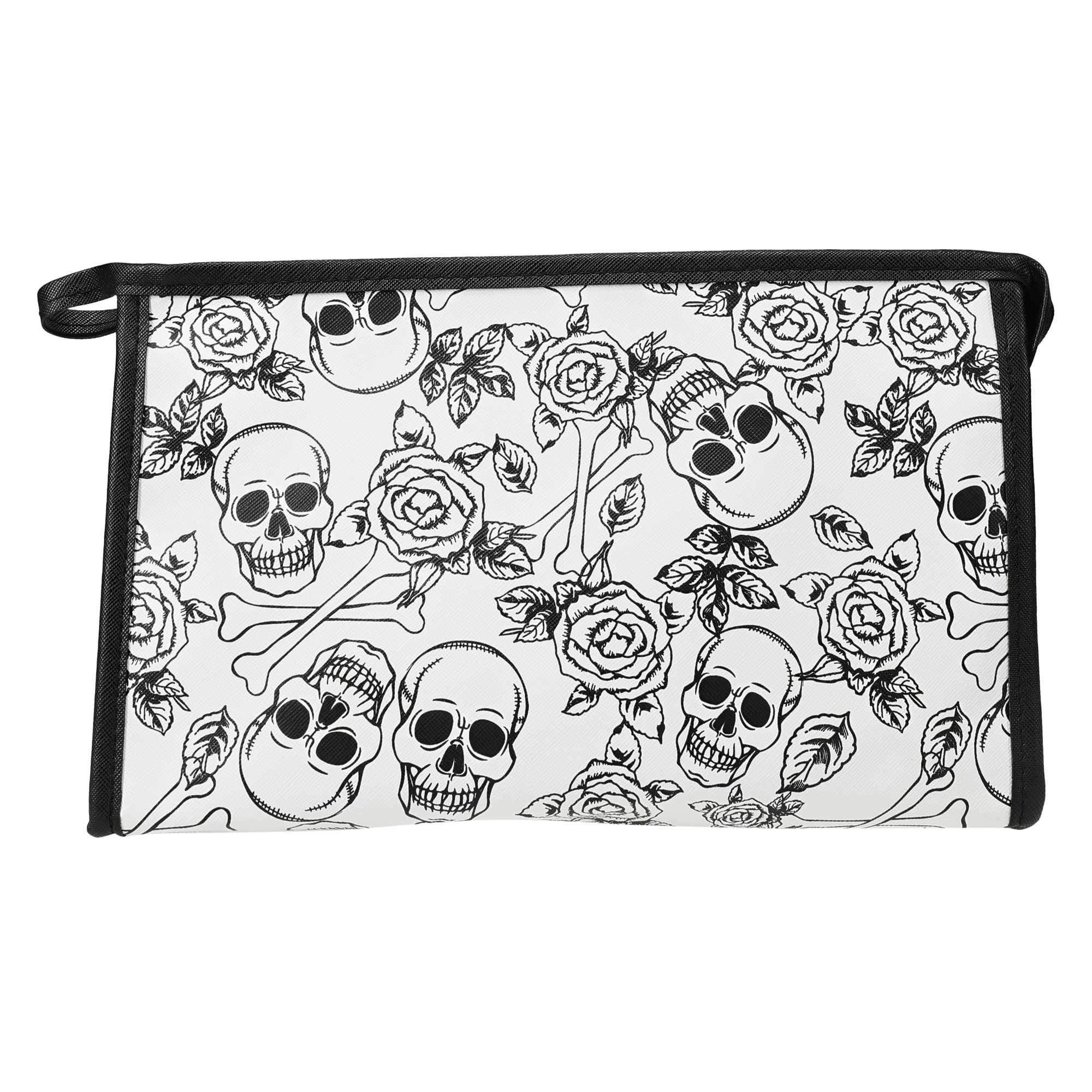 Skulls & Roses Makeup Bag With Comb