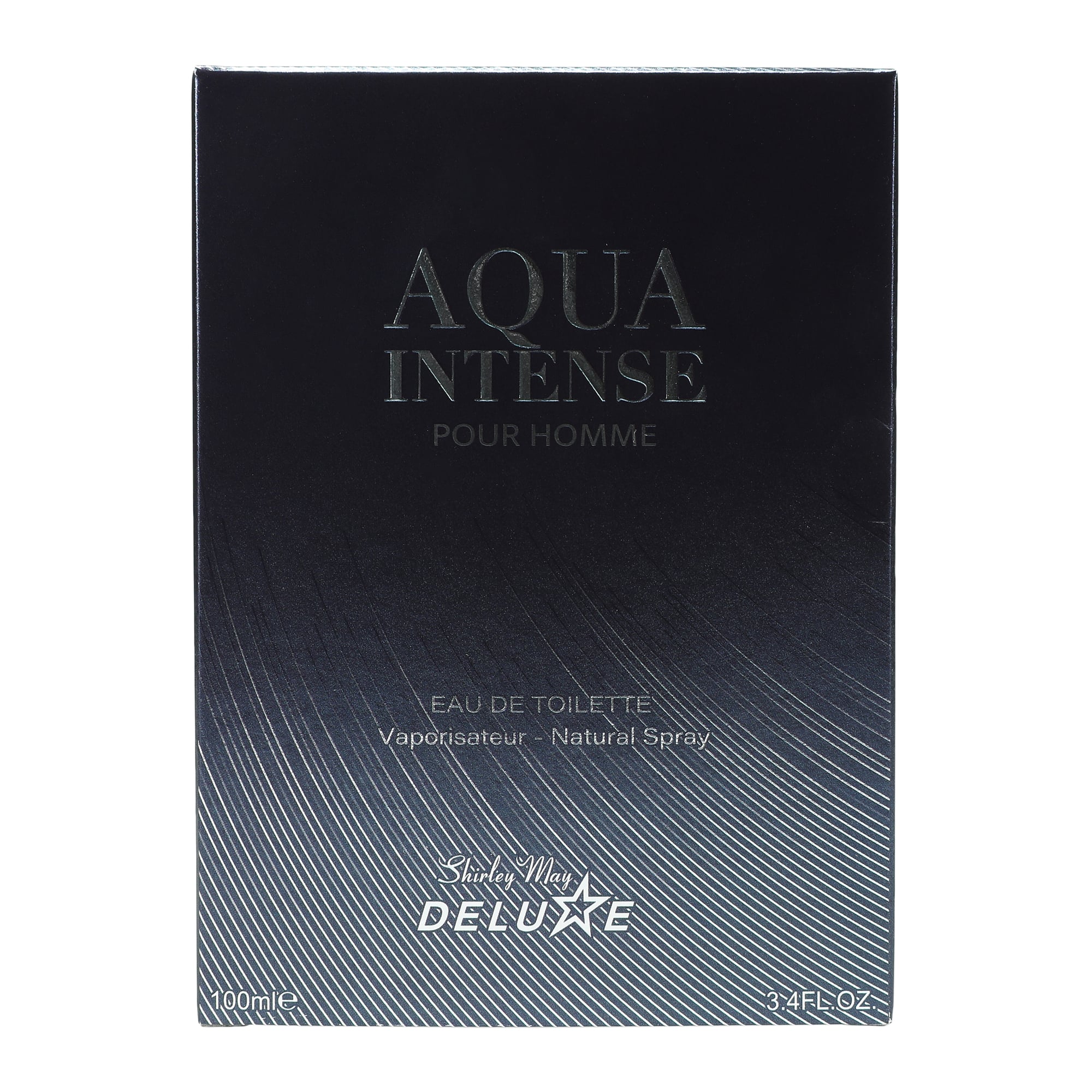 Aqua intense Eau De Toilette By Shirley May Deluxe 3.4 Fl.oz