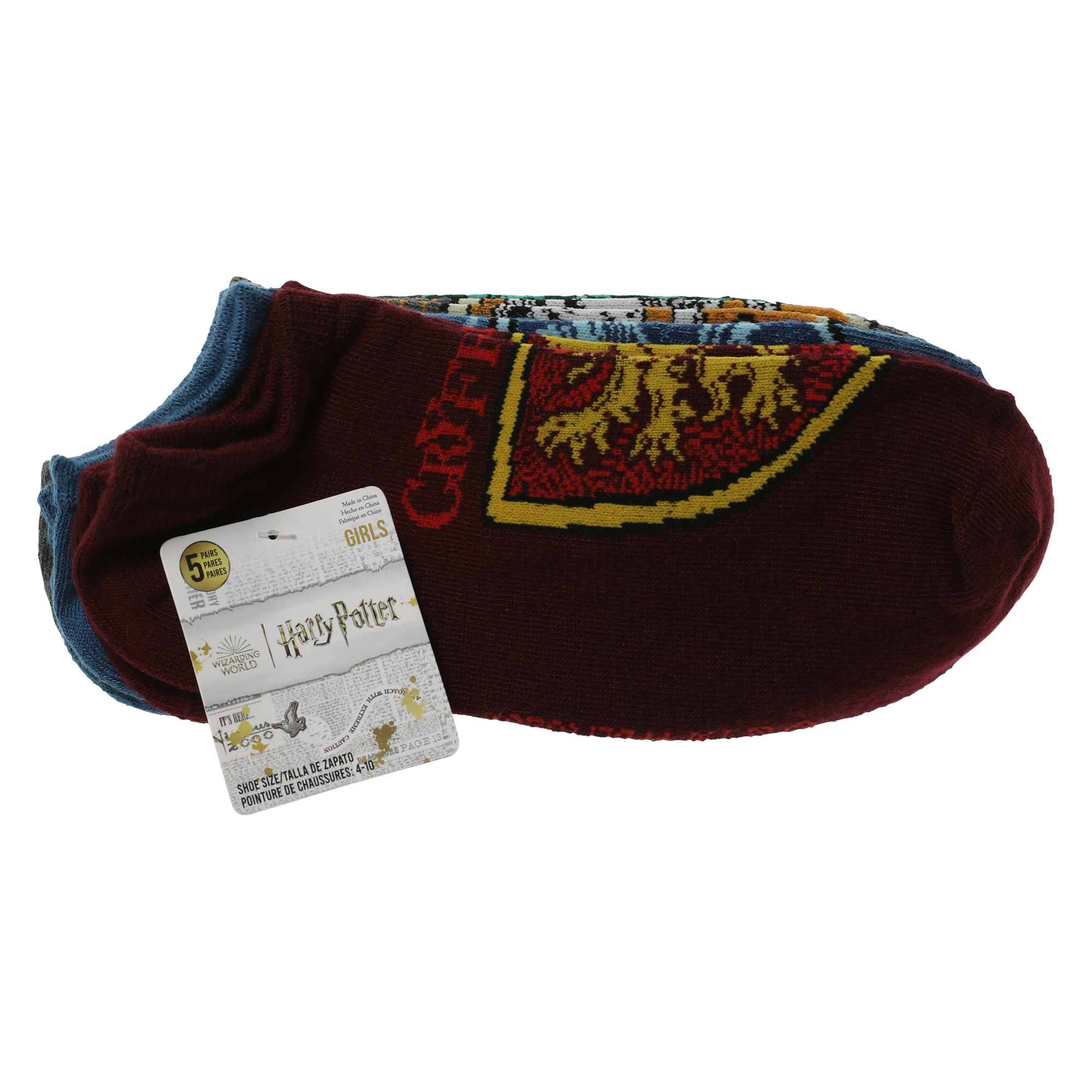 Harry Potter™ Ladies Ankle Socks 5-Pack - Houses
