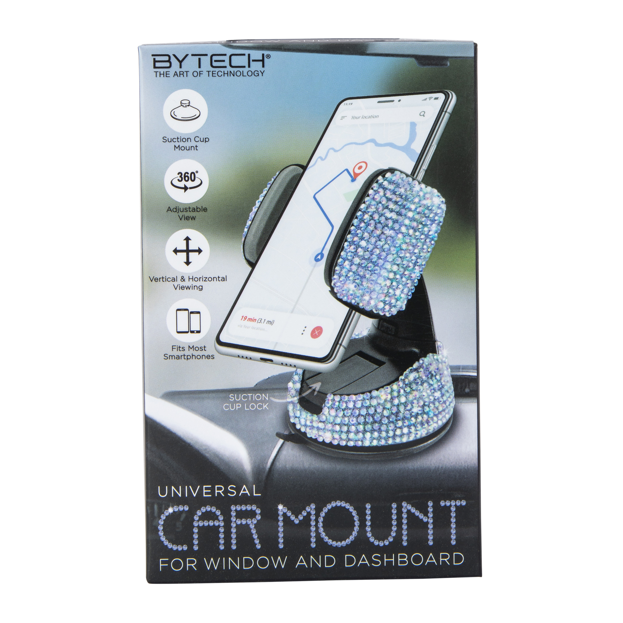 Universal Smartphone Bling Car Mount