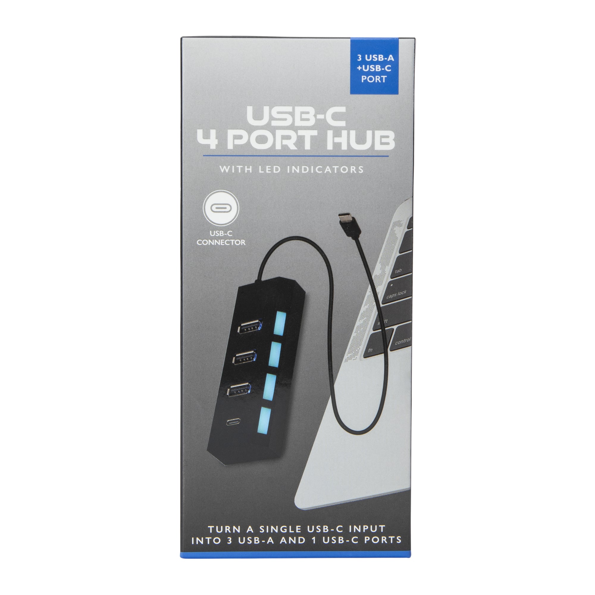 Hub USB-C 4 Puertos Multiplica Tus Conexiones al Maximo Mercablo 2