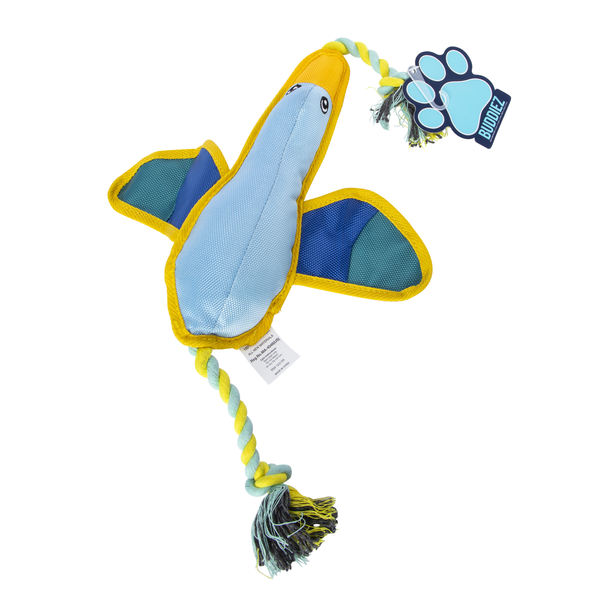 Tough Duck Dog Toy With Rope