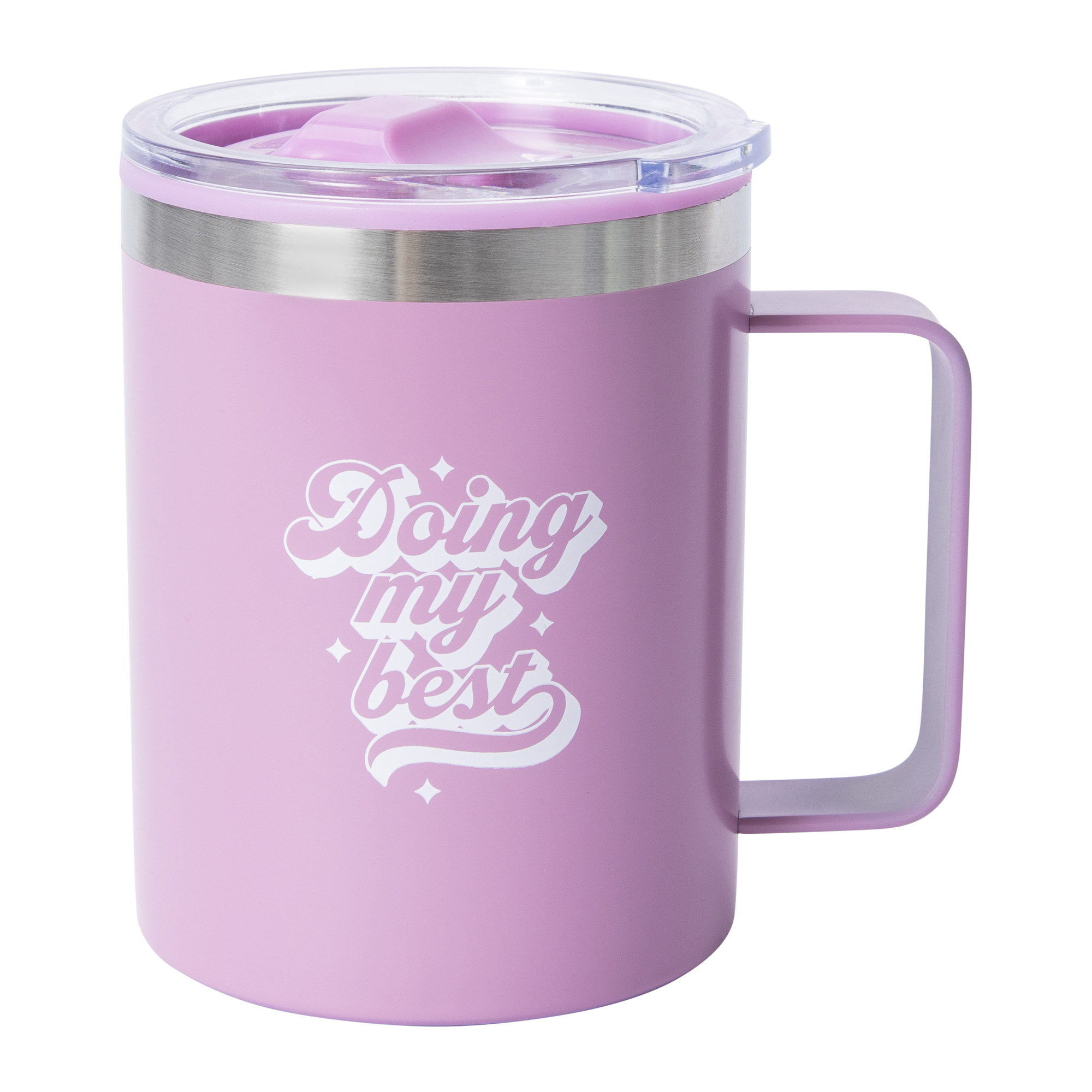 Positive Quote Mug With Lid 12oz