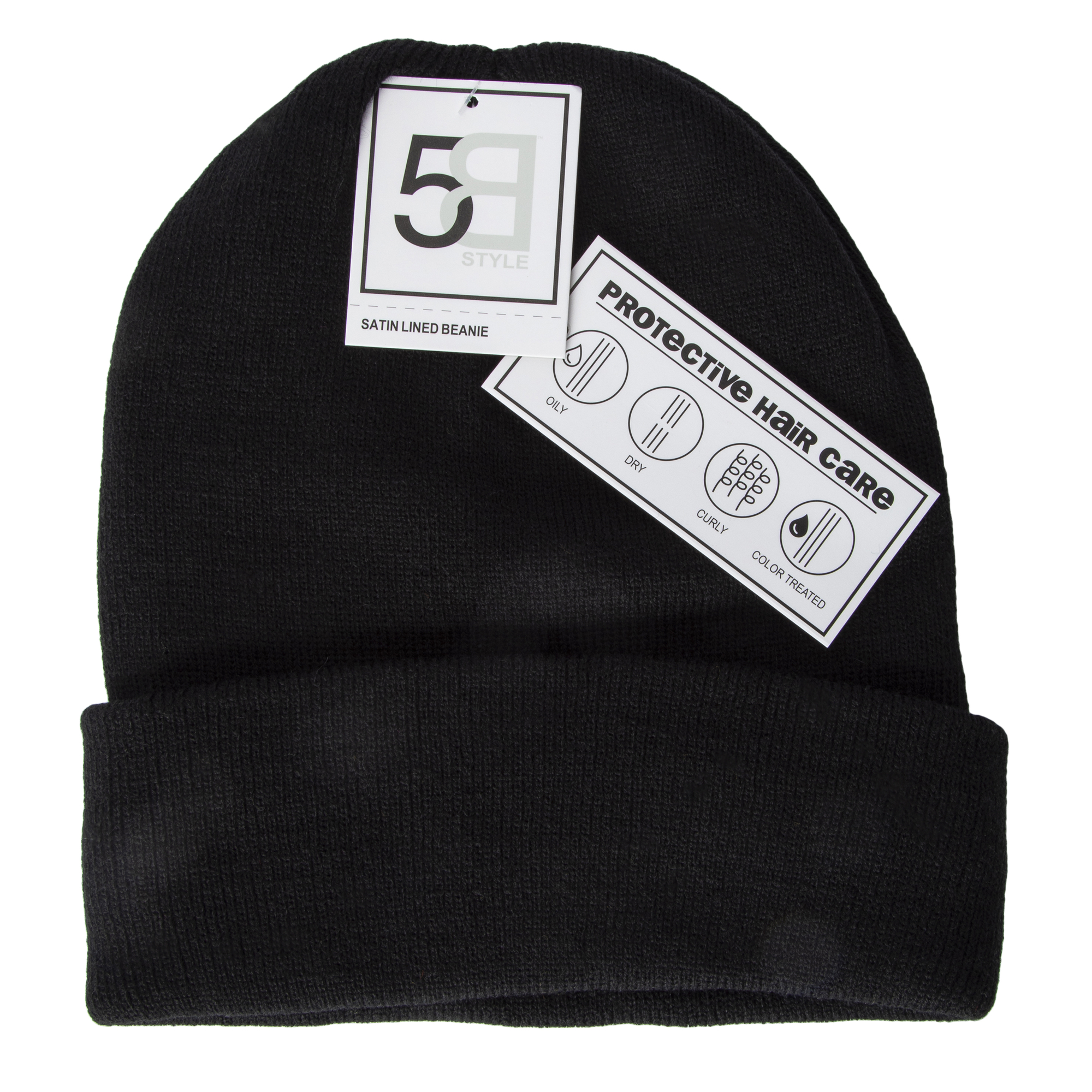 Satin-Lined Beanie Hat