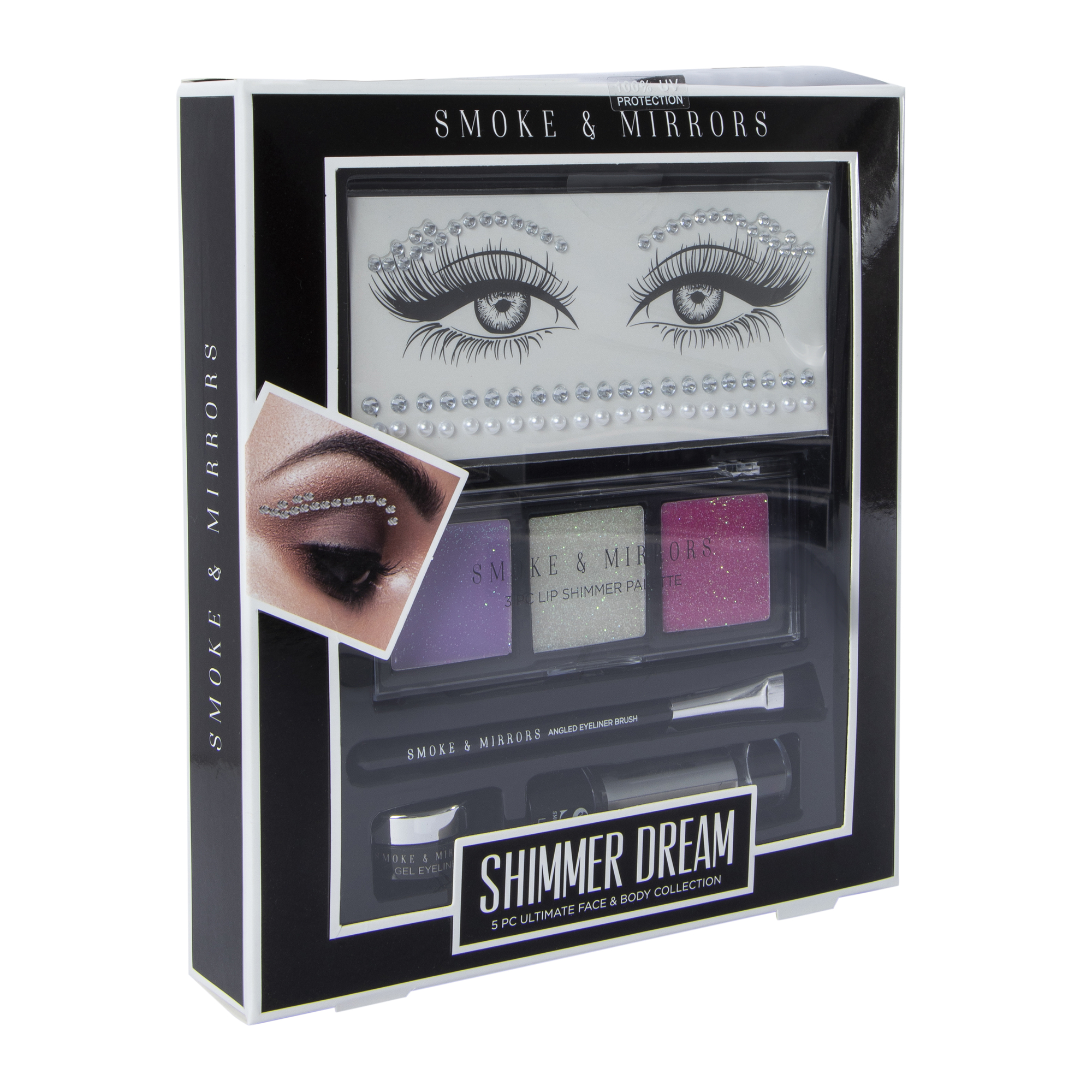Smoke & Mirrors Shimmer Dream Face & Body 5-Piece Makeup Kit