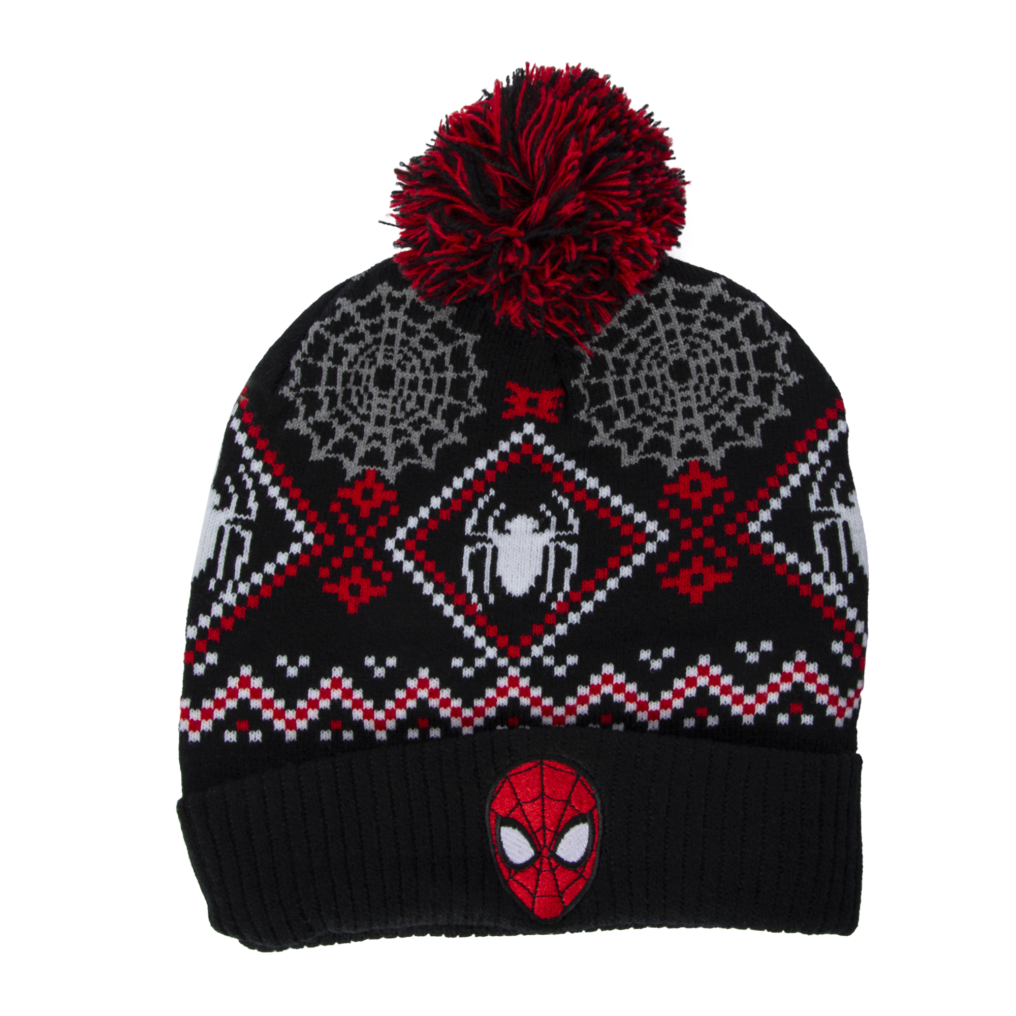 Spider-Man Holiday Pom Beanie Hat