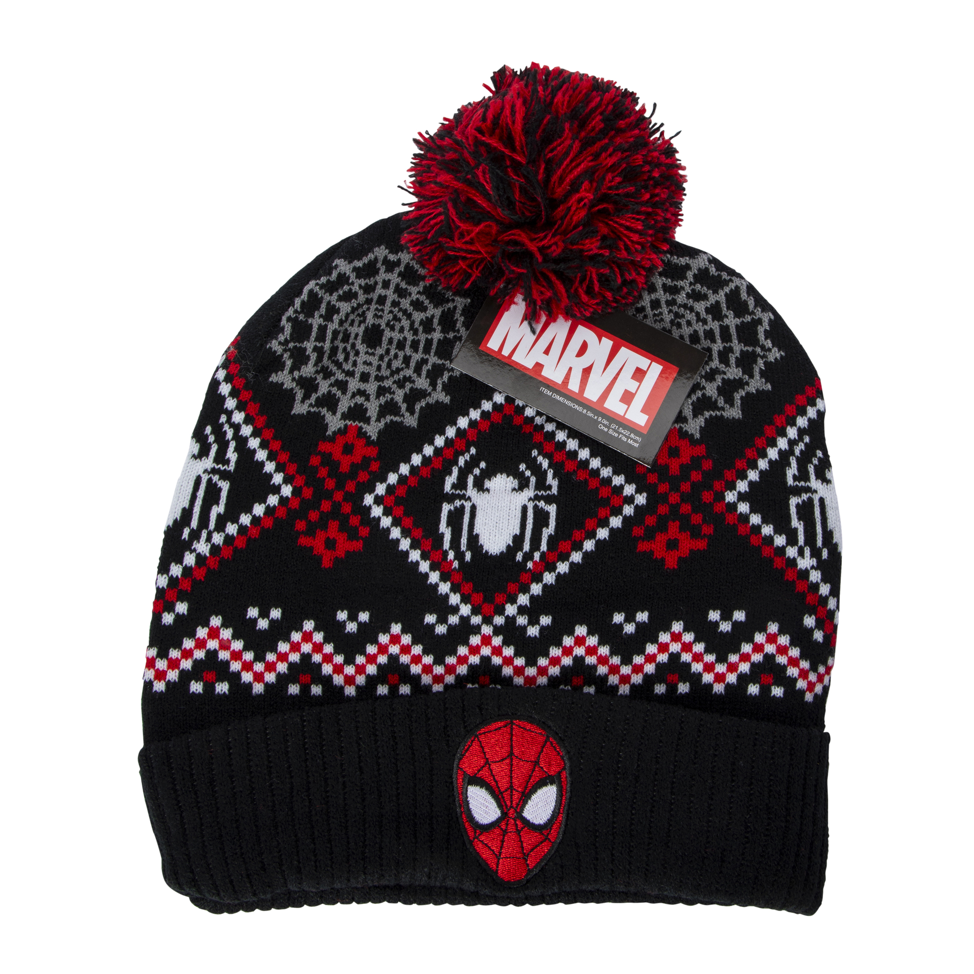 Spider-Man Holiday Pom Beanie Hat