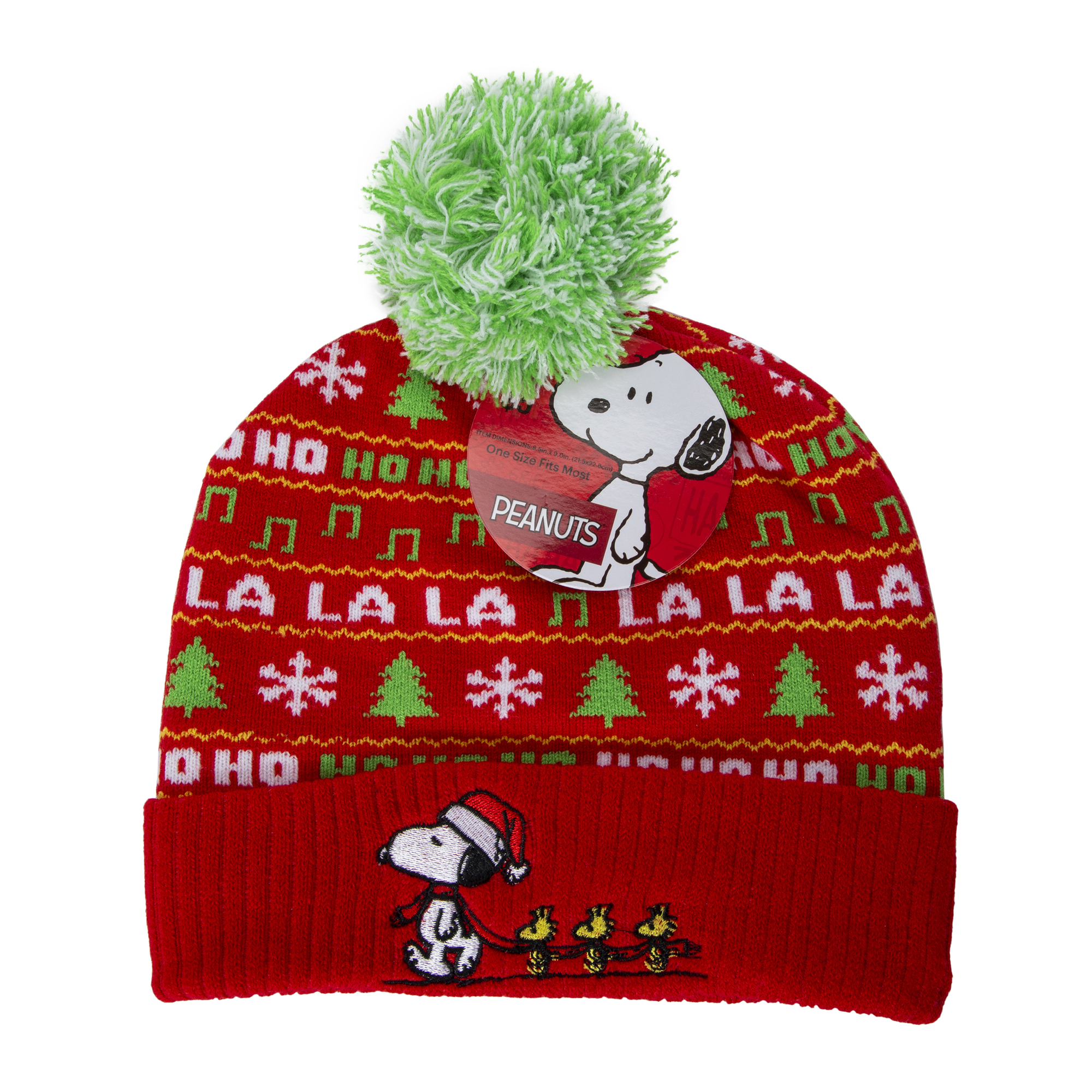Peanuts® Snoopy® Holiday Pom Beanie Hat
