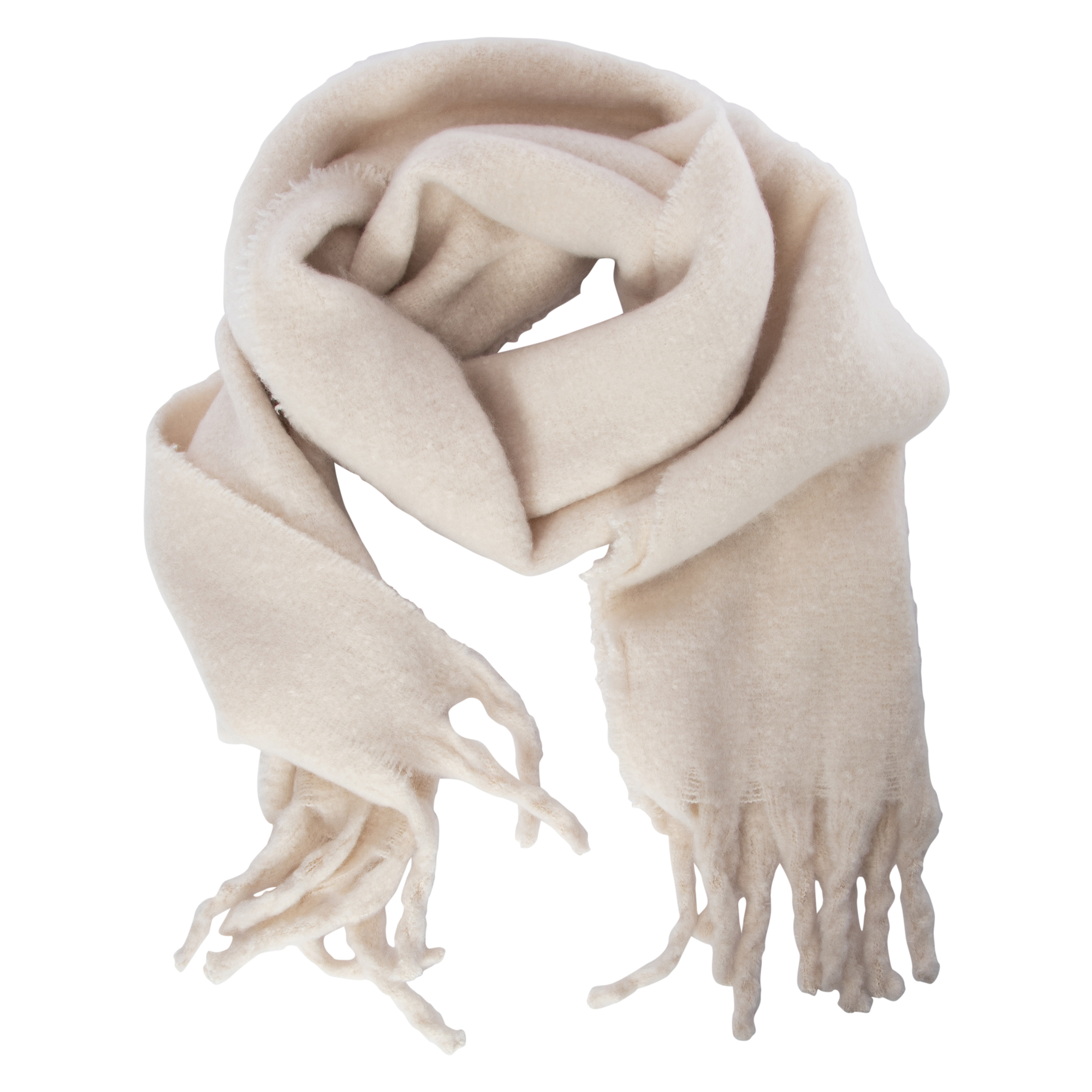 Cream Blanket Scarf