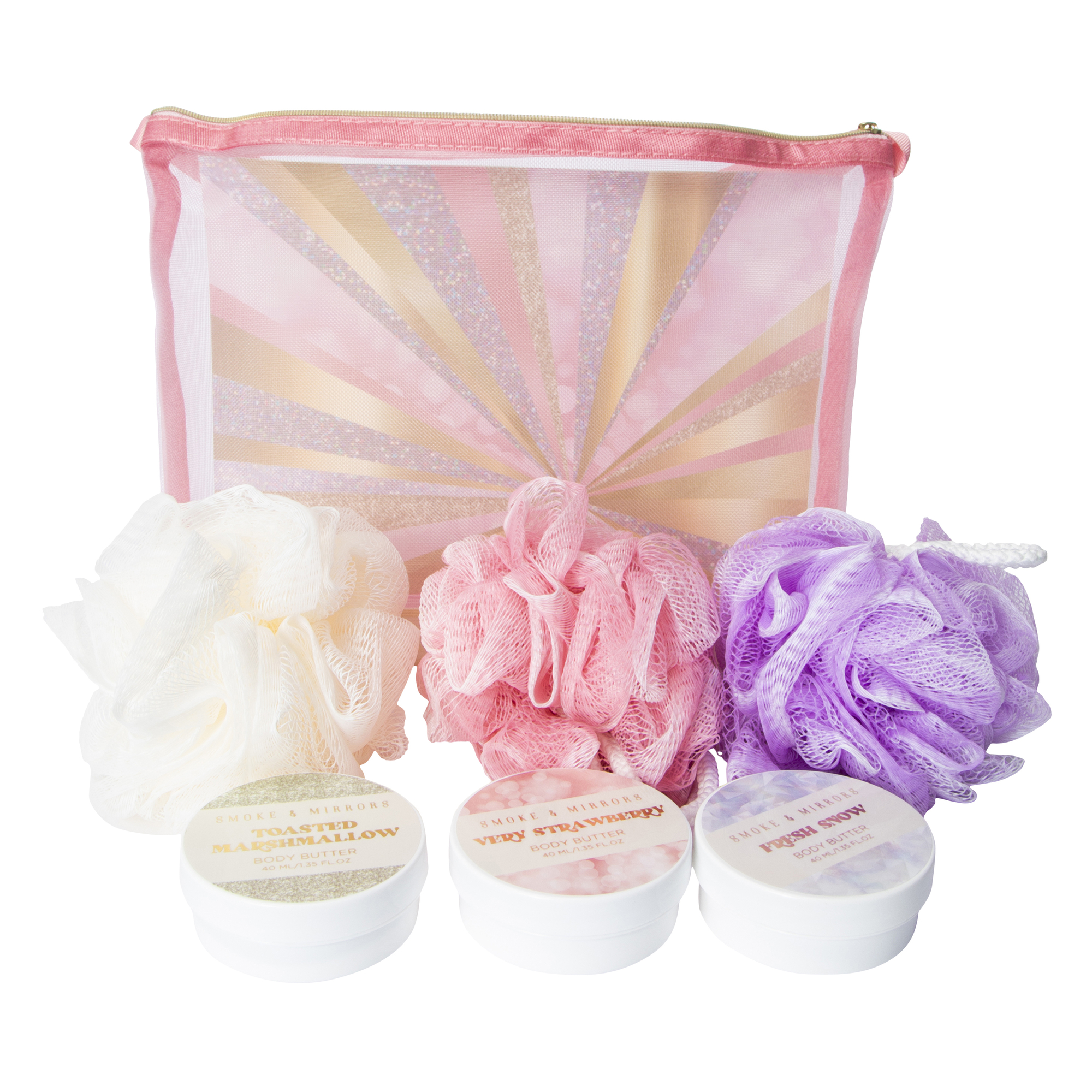 Smoke & Mirrors Exfoliate & Hydrate Bath & Body 7-Piece Set