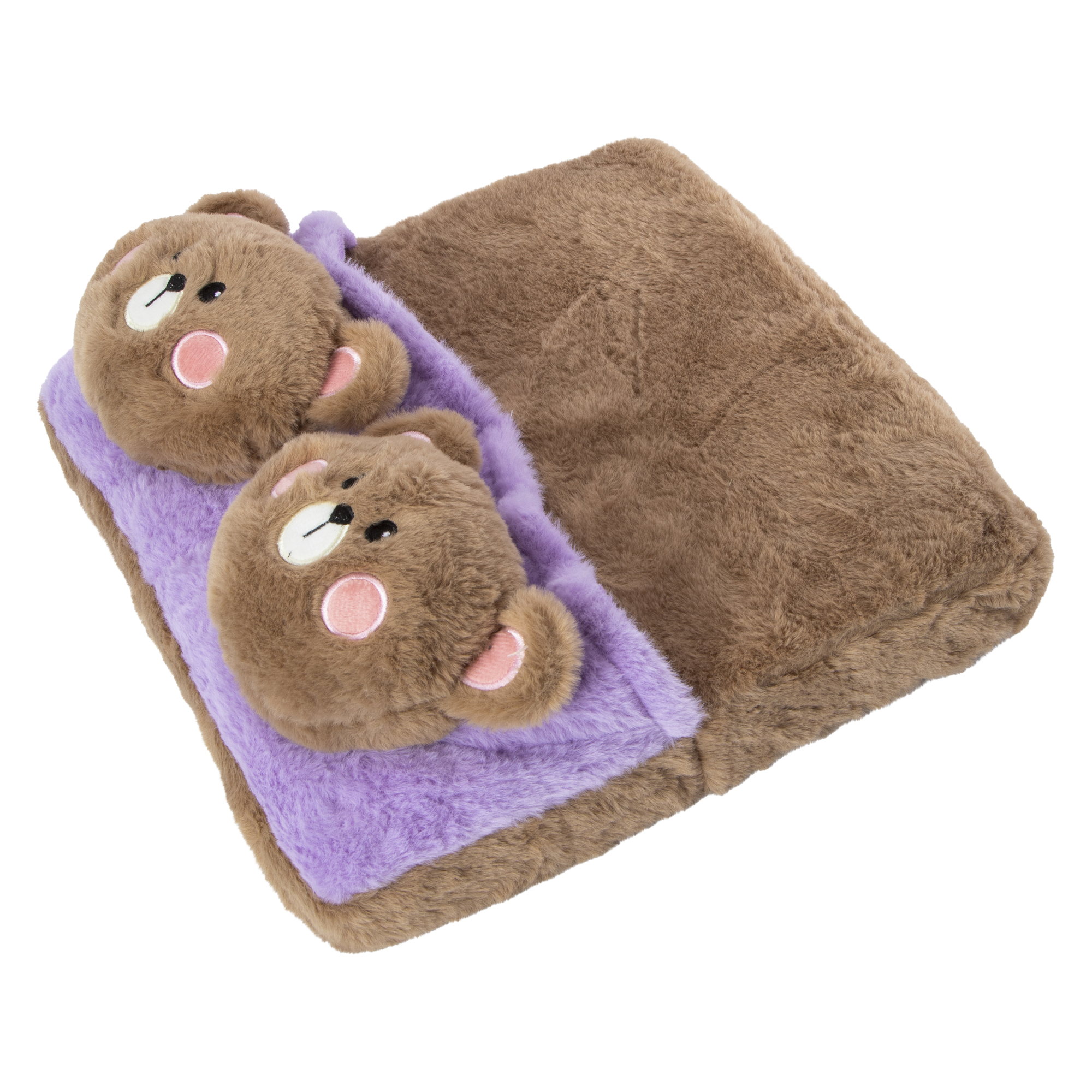 Animal Slippers Foot Pillow 12.6in