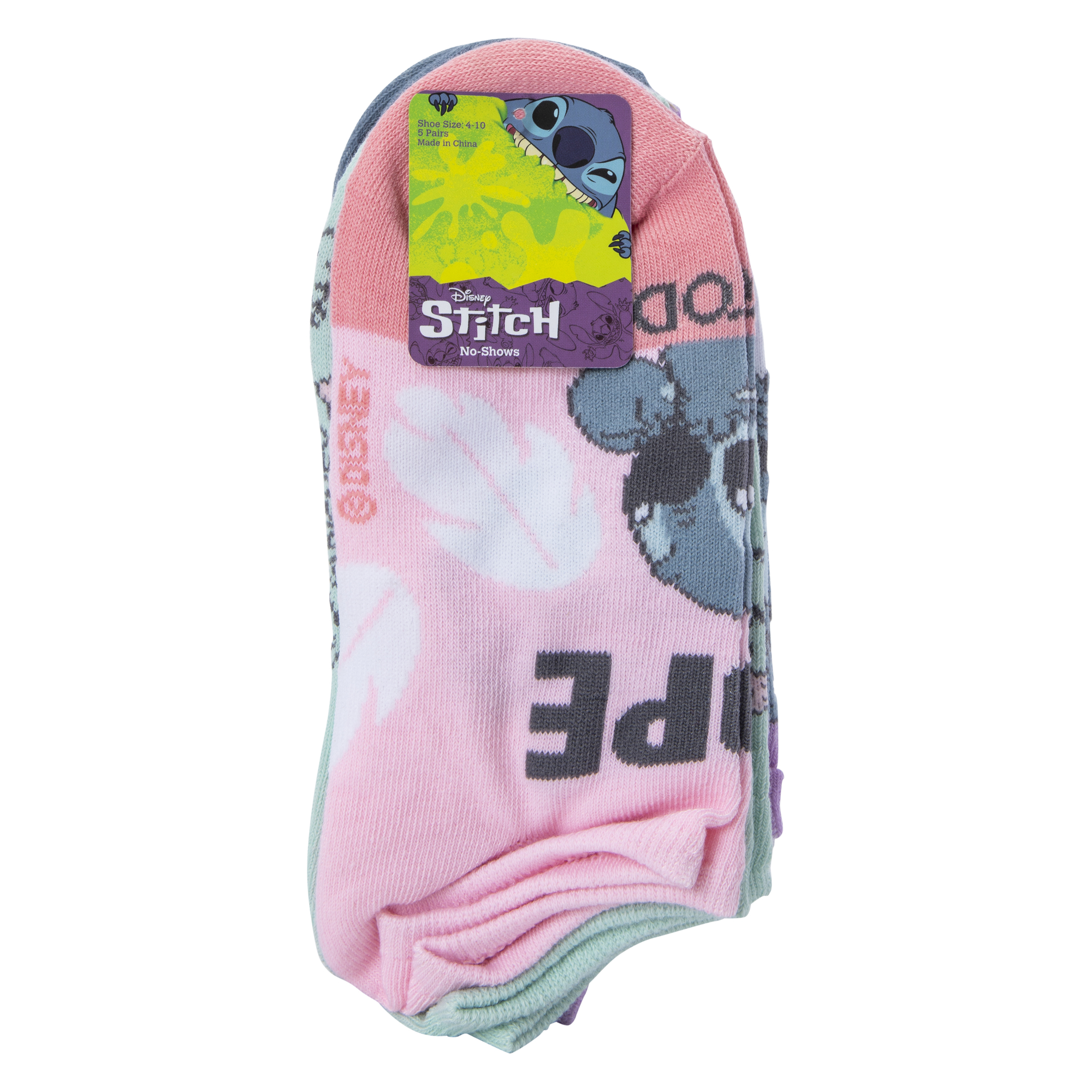 Disney Lilo & Stitch Socks 5-Pack