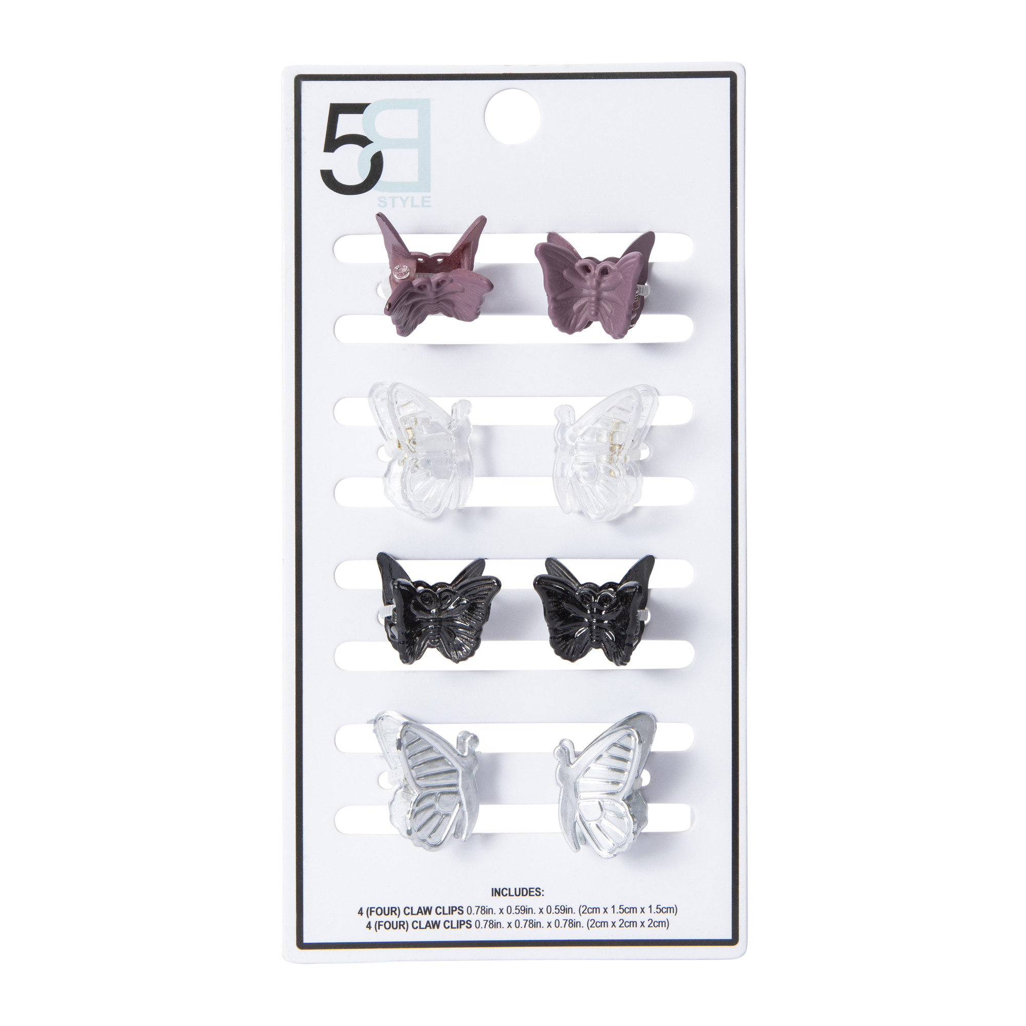 Mini Claw Clips 8-Count