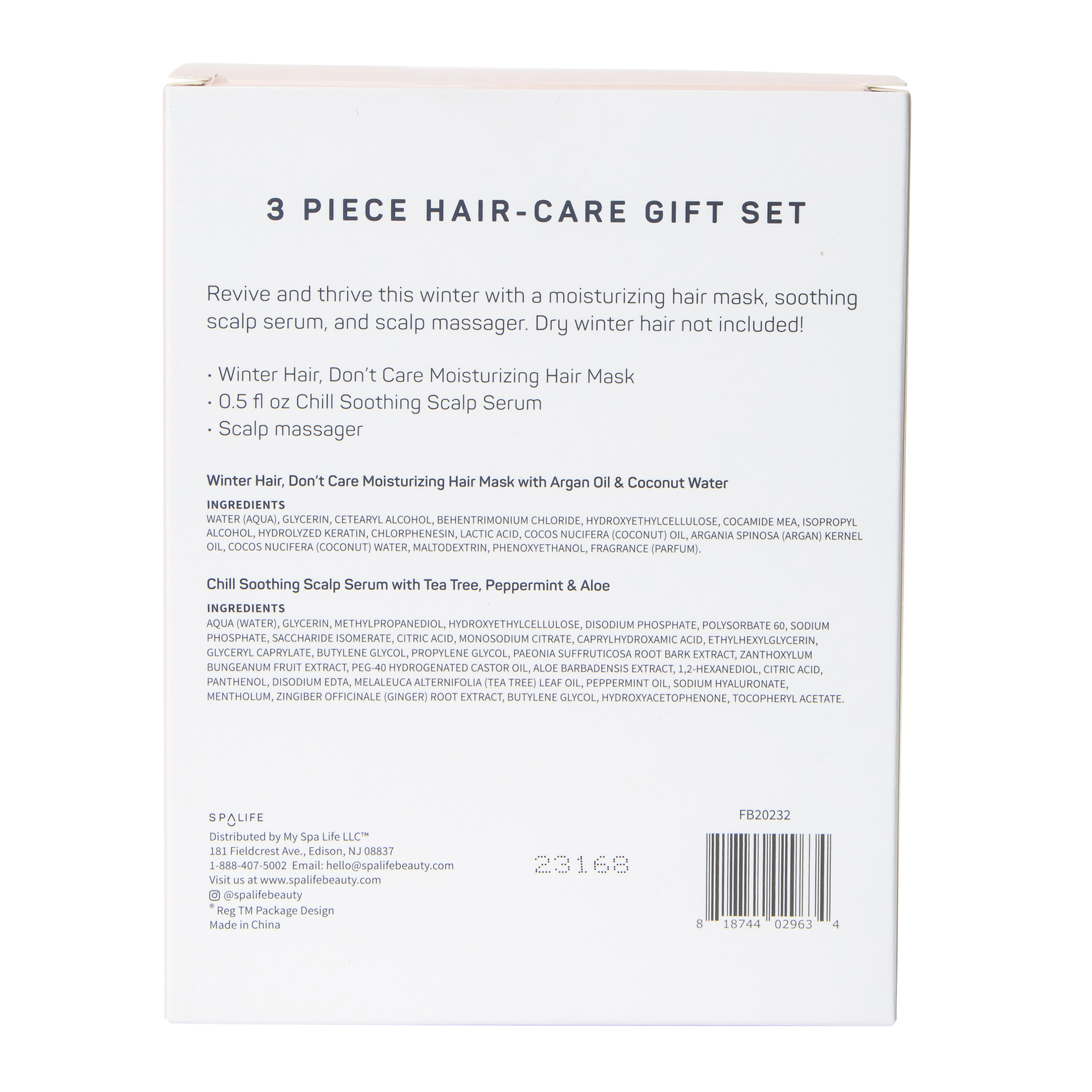 Spa Life™ Winter Wonders Hair-Care 3-Piece Gift Set