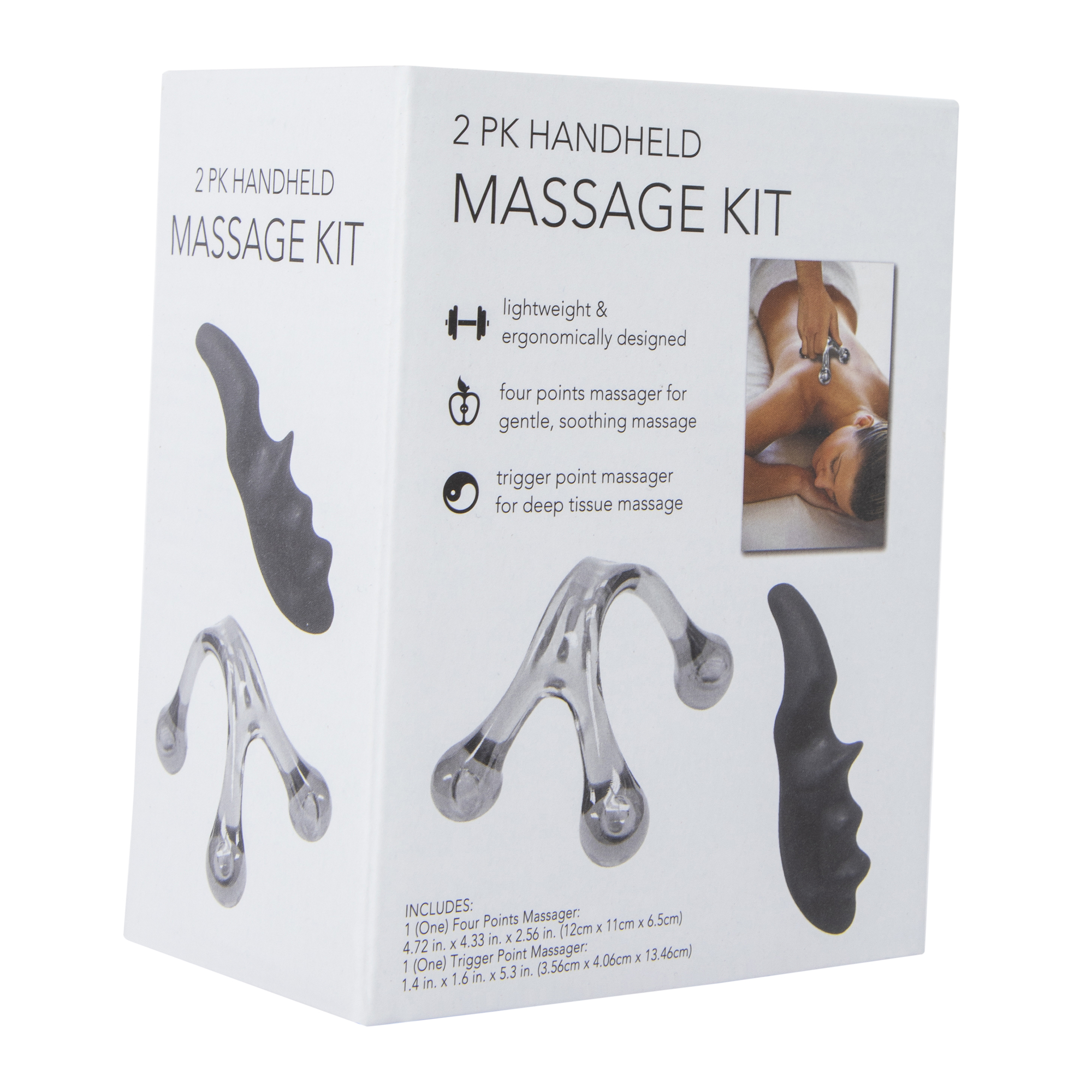 Handheld Massage Kit 2-Piece Set