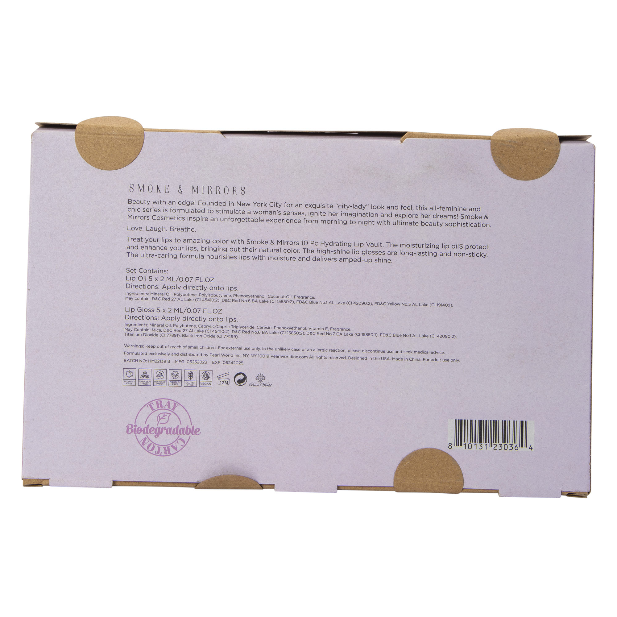 Smoke & Mirrors Hydrating Lip Gloss 10-Piece
