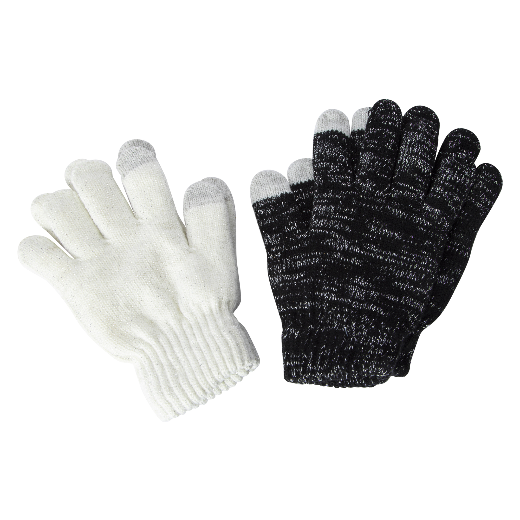 Lined Knit Gloves 2-Pack