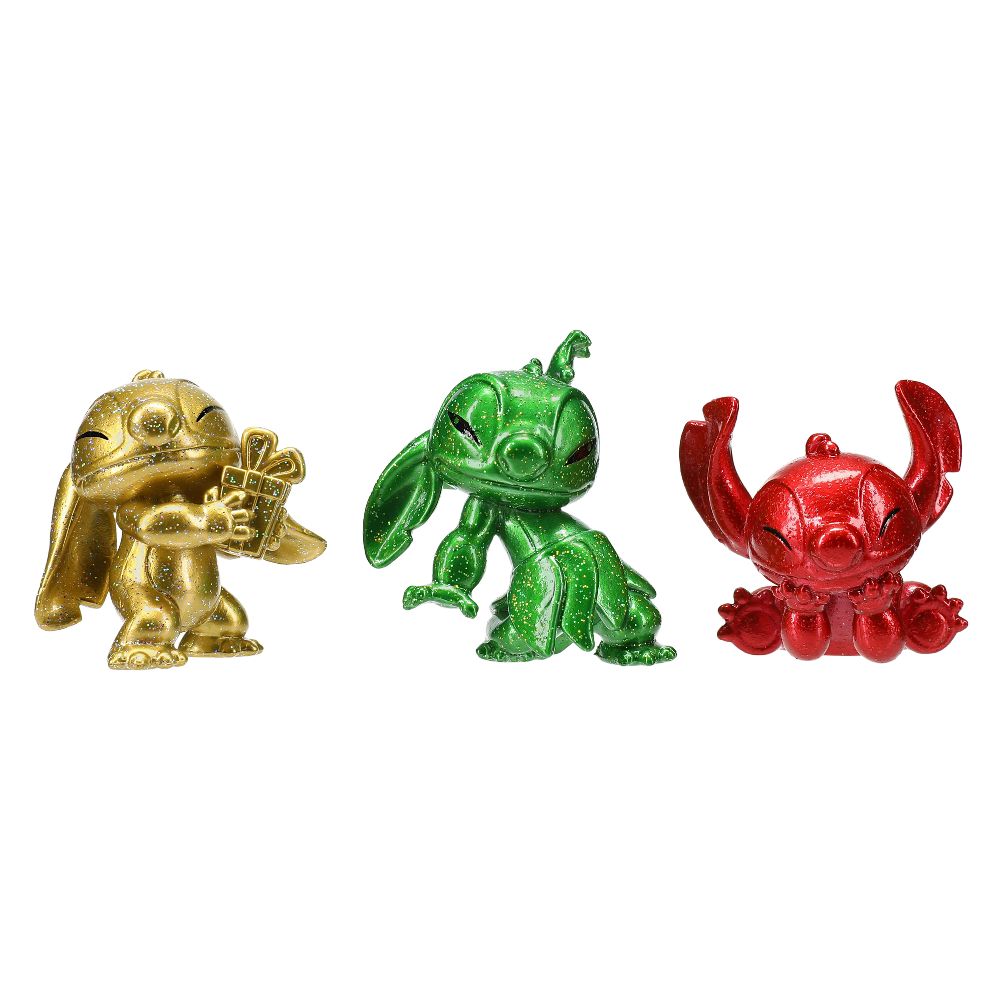 Disney Stitch Figures Holiday Collector Set 3-Count