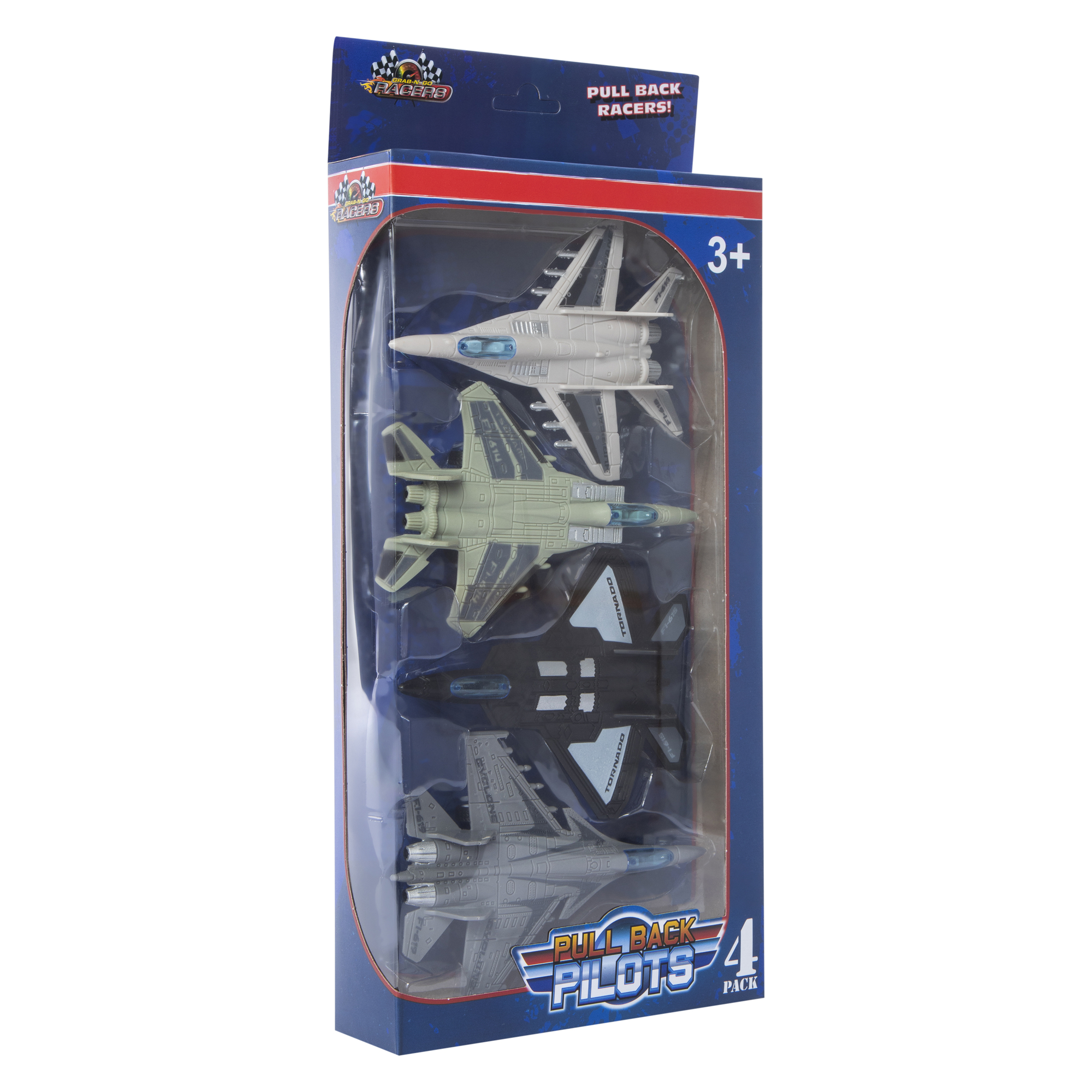 Airplane Pull-Back Racers 4-Count - Pilots